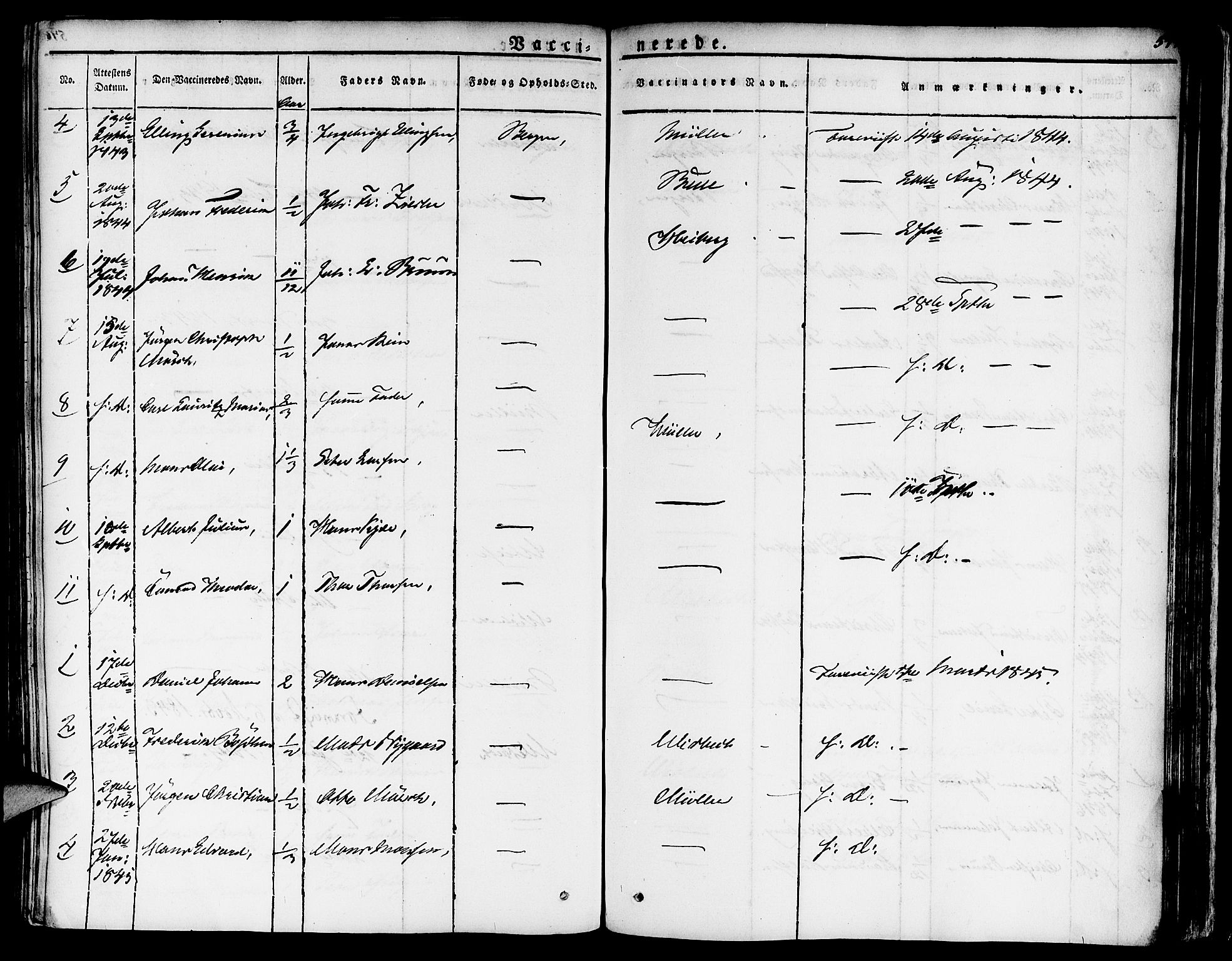 Nykirken Sokneprestembete, SAB/A-77101/H/Haa/L0012: Parish register (official) no. A 12, 1821-1844, p. 577