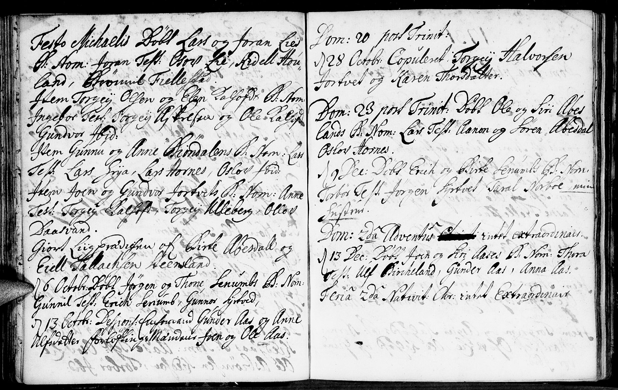 Evje sokneprestkontor, AV/SAK-1111-0008/F/Fa/Fab/L0001: Parish register (official) no. A 1, 1704-1764, p. 96-97