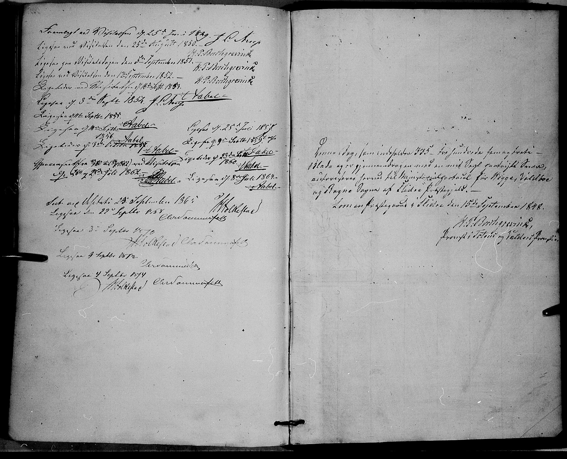 Øystre Slidre prestekontor, AV/SAH-PREST-138/H/Ha/Haa/L0001: Parish register (official) no. 1, 1849-1874