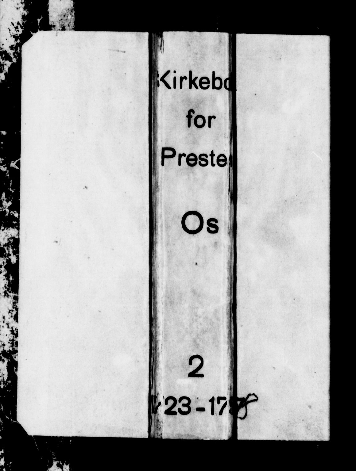 Os sokneprestembete, SAB/A-99929: Parish register (official) no. A 2, 1723-1758