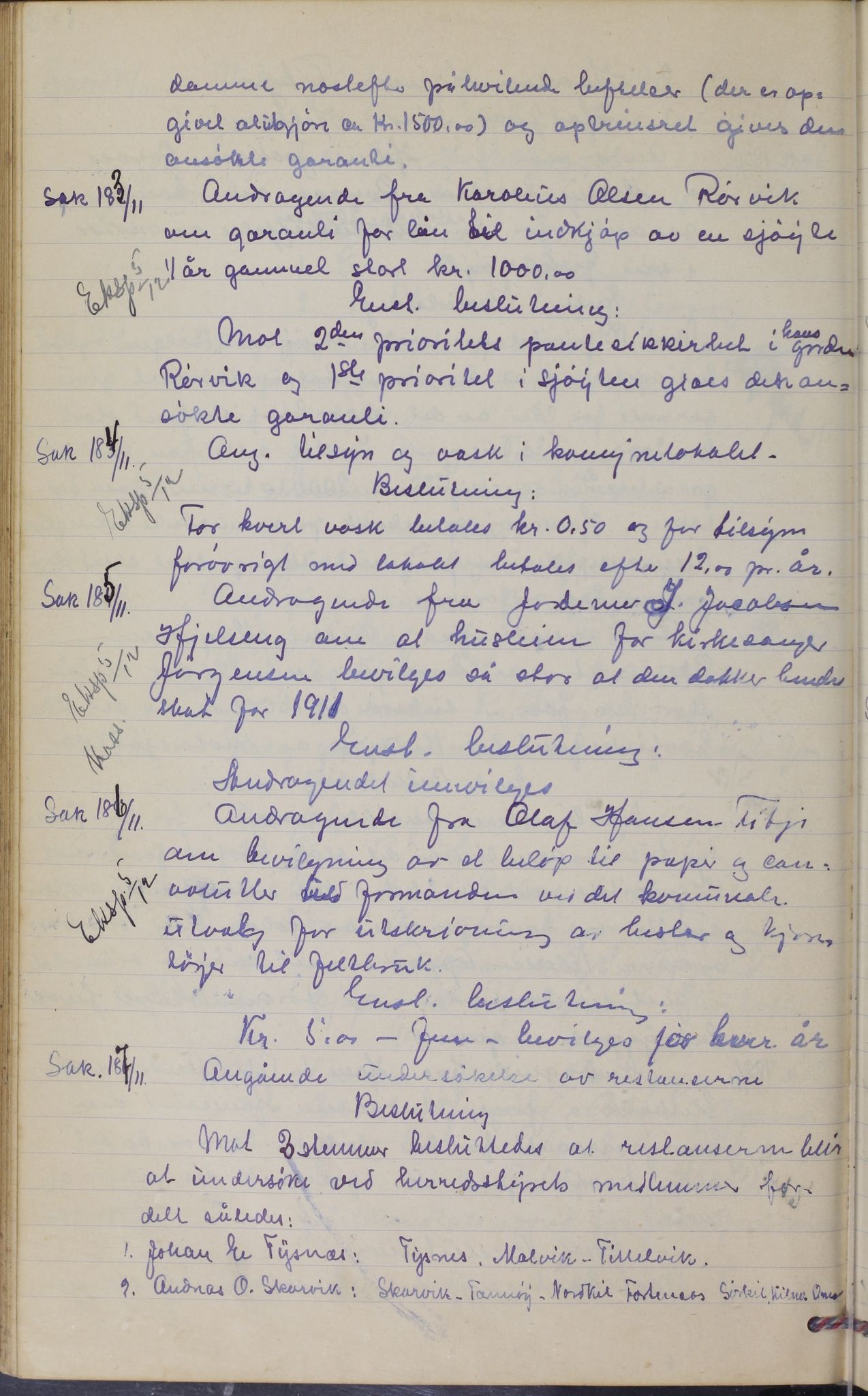 Hamarøy kommune. Formannskapet, AIN/K-18490.150/100/L0002: Møtebok, 1901-1914