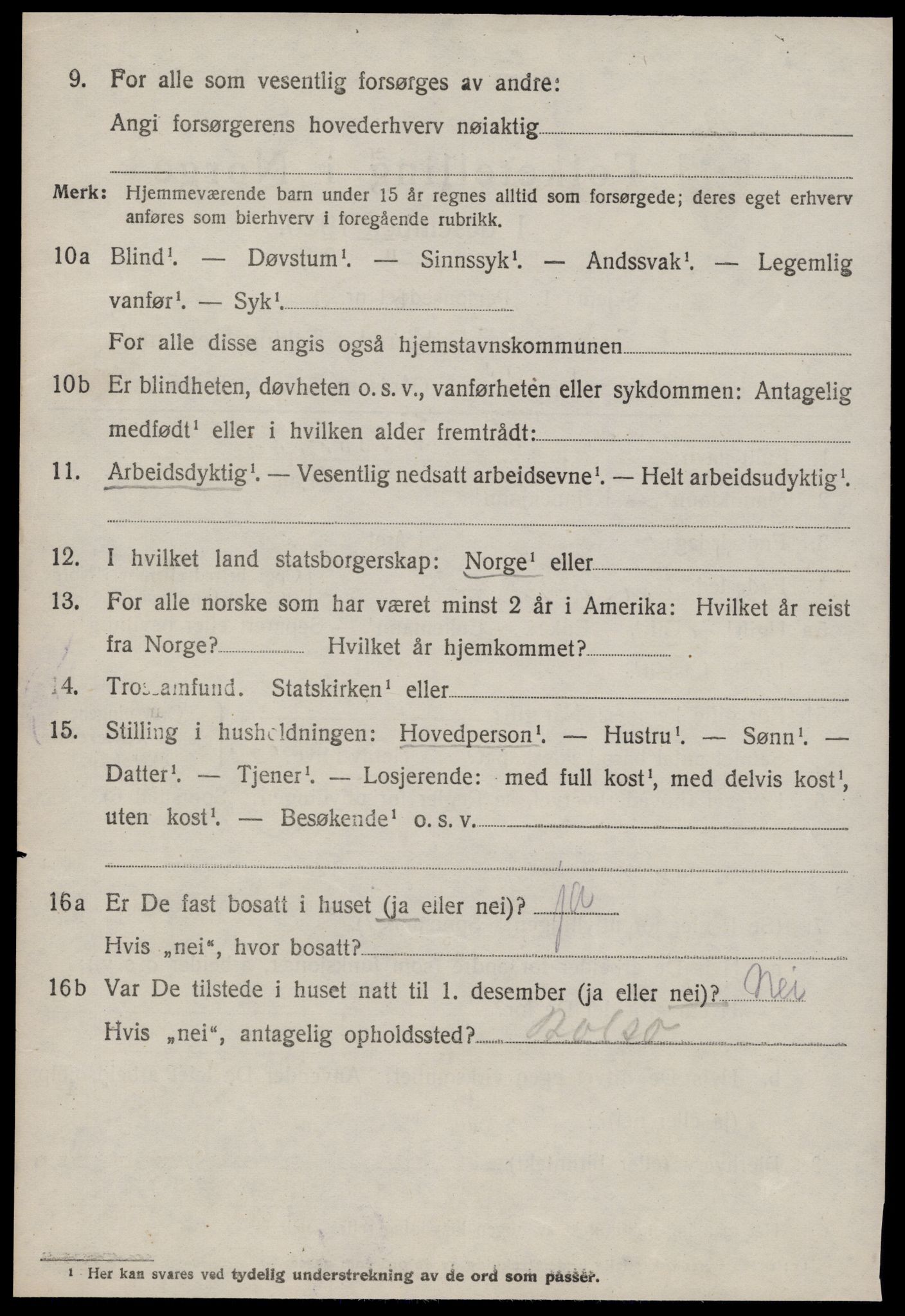 SAT, 1920 census for Eresfjord og Vistdal, 1920, p. 940