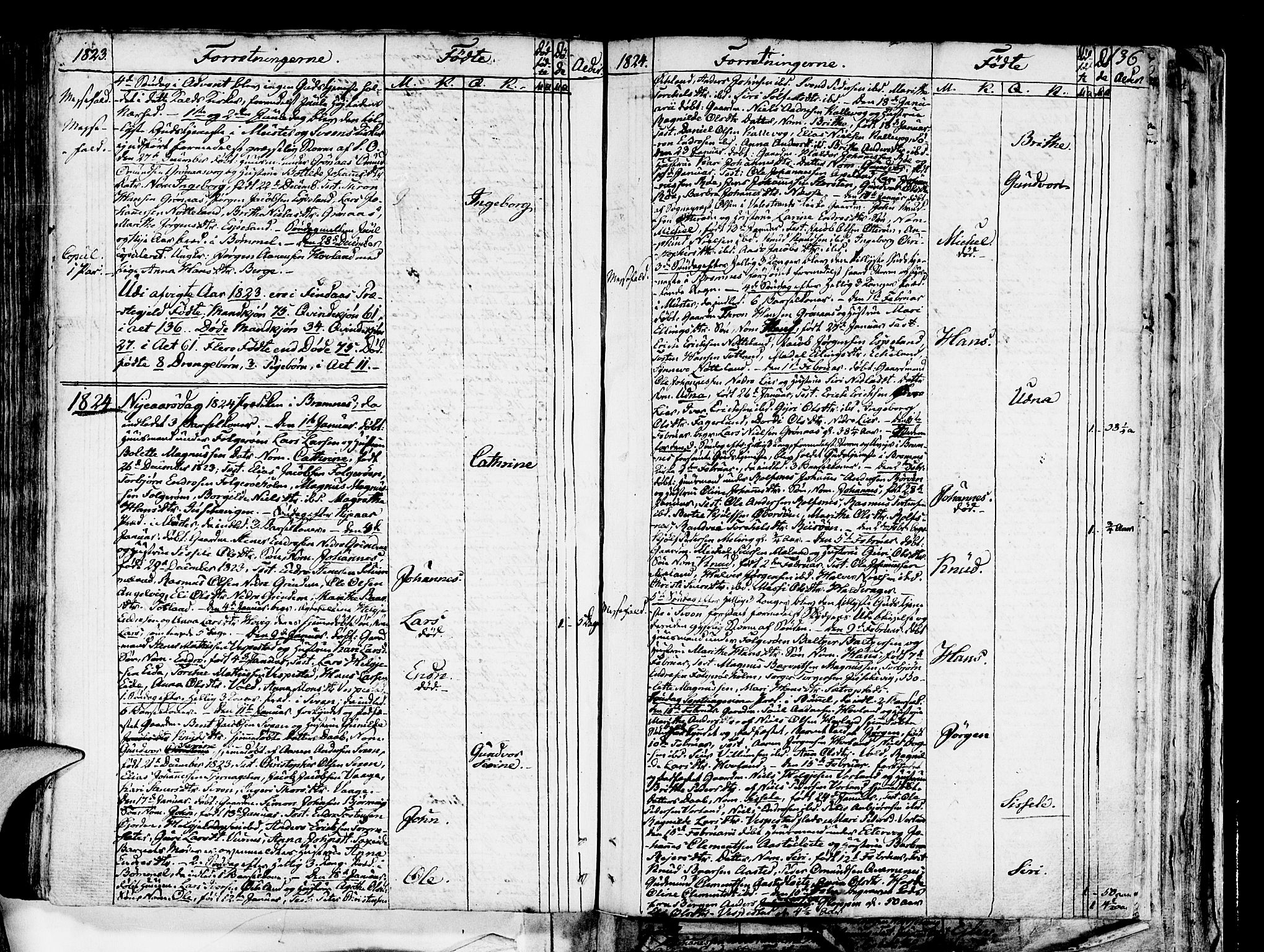 Finnås sokneprestembete, SAB/A-99925/H/Ha/Haa/Haaa/L0004: Parish register (official) no. A 4, 1804-1830, p. 136