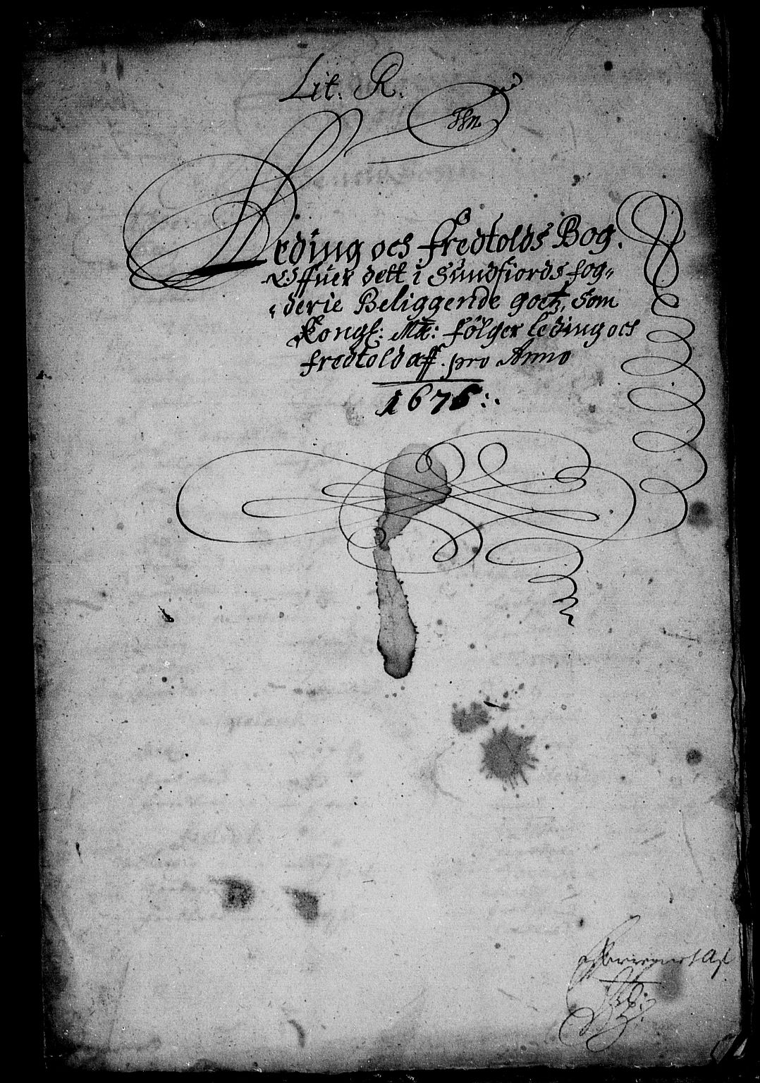 Rentekammeret inntil 1814, Reviderte regnskaper, Stiftamtstueregnskaper, Bergen stiftamt, AV/RA-EA-6043/R/Rc/L0042: Bergen stiftamt, 1673-1675