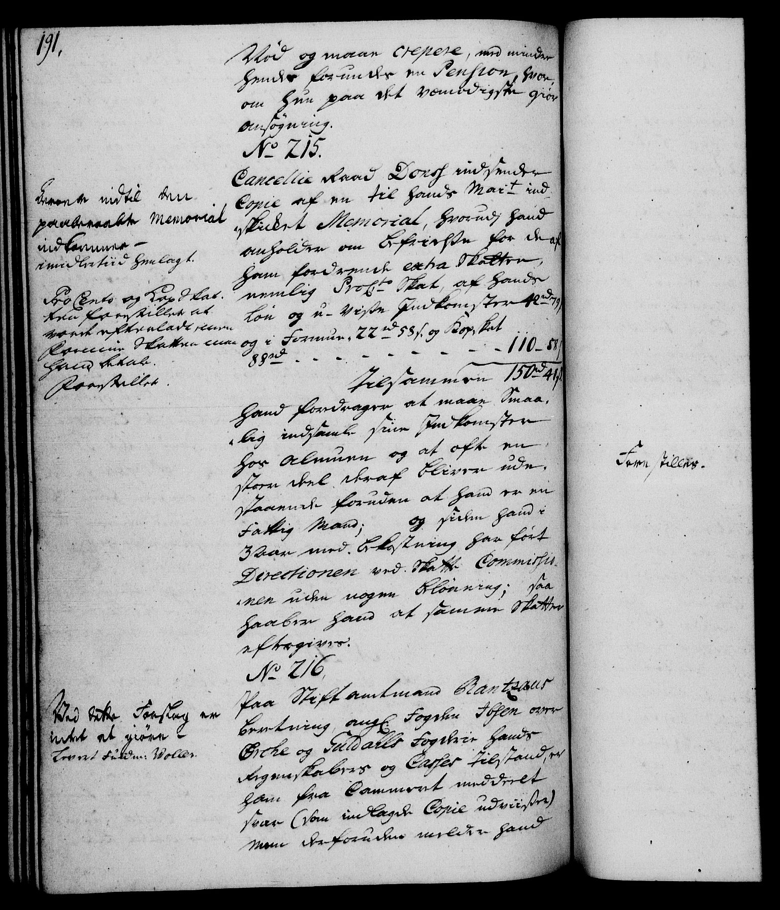 Rentekammeret, Kammerkanselliet, RA/EA-3111/G/Gh/Gha/L0029: Norsk ekstraktmemorialprotokoll (merket RK 53.74), 1748-1749, p. 191