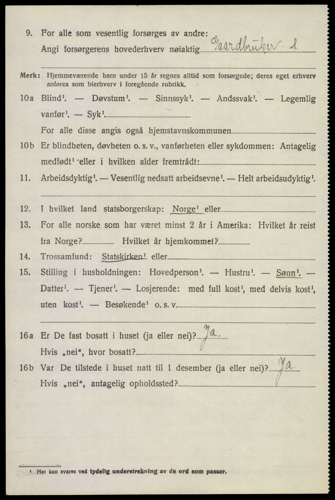 SAKO, 1920 census for Holla, 1920, p. 1608