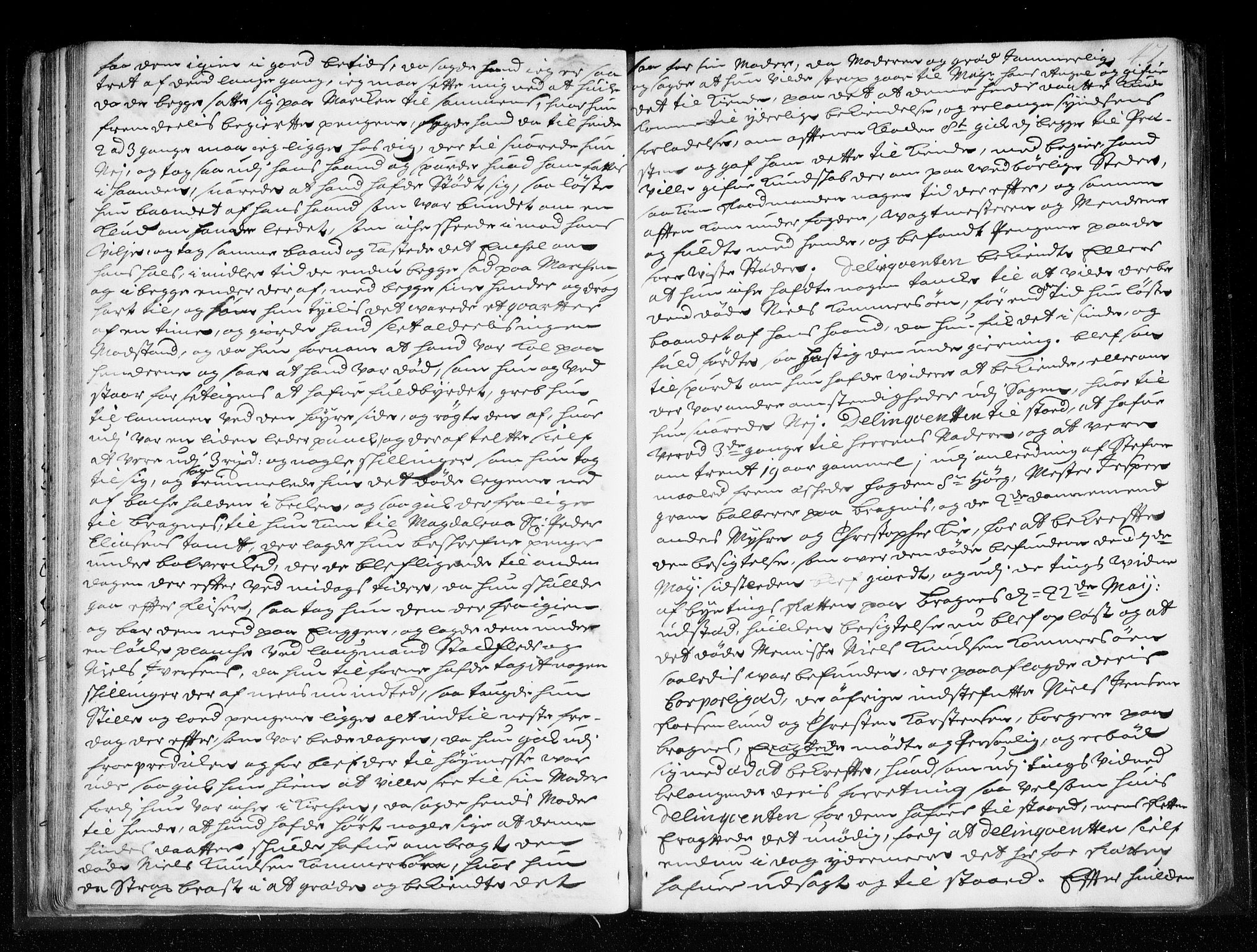 Lier, Røyken og Hurum sorenskriveri, AV/SAKO-A-89/F/Fa/L0043: Tingbok, 1712-1716, p. 47