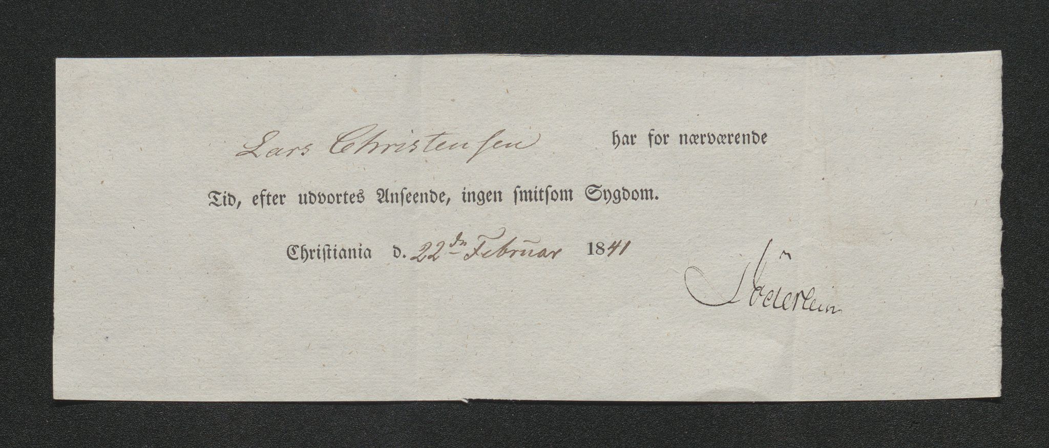 Drammen politikammer, AV/SAKO-A-623/I/Ia/Iab/L0006: Innleverte pass, 1841-1842, p. 52