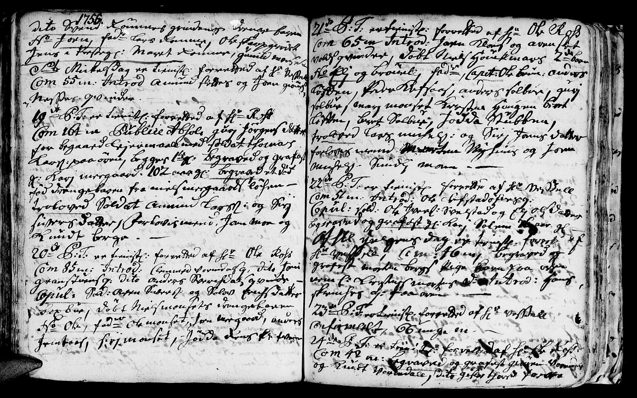 Ministerialprotokoller, klokkerbøker og fødselsregistre - Sør-Trøndelag, AV/SAT-A-1456/668/L0813: Parish register (copy) no. 668C02, 1743-1765