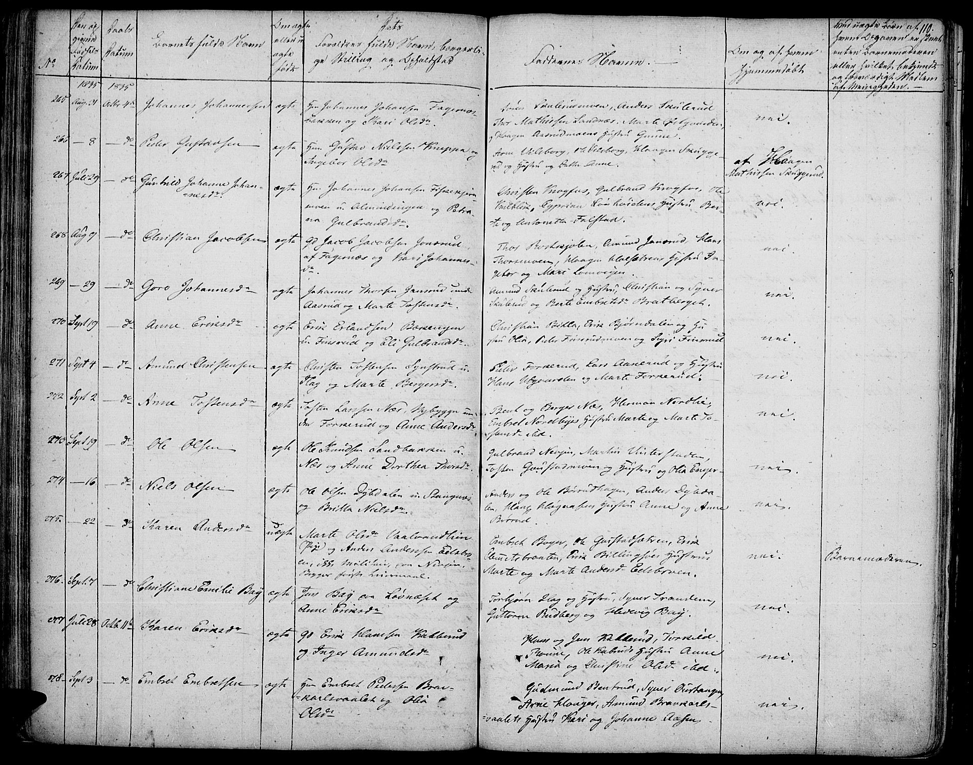 Vinger prestekontor, AV/SAH-PREST-024/H/Ha/Haa/L0007: Parish register (official) no. 7, 1826-1839, p. 110