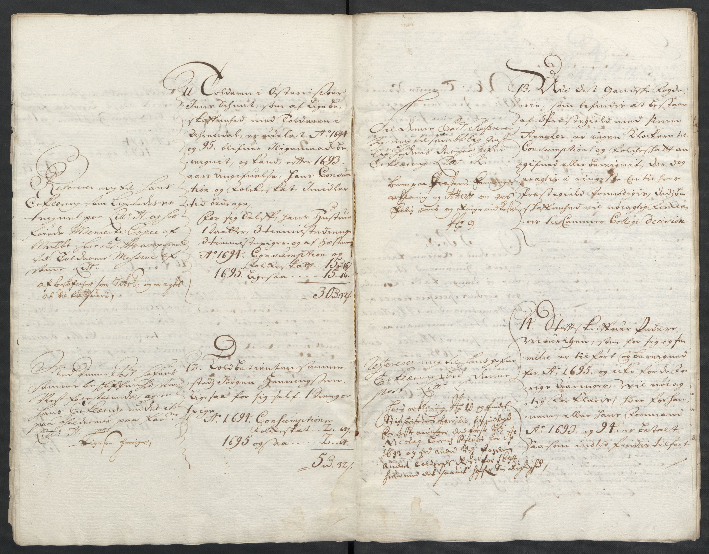 Rentekammeret inntil 1814, Reviderte regnskaper, Fogderegnskap, AV/RA-EA-4092/R39/L2313: Fogderegnskap Nedenes, 1696-1697, p. 216