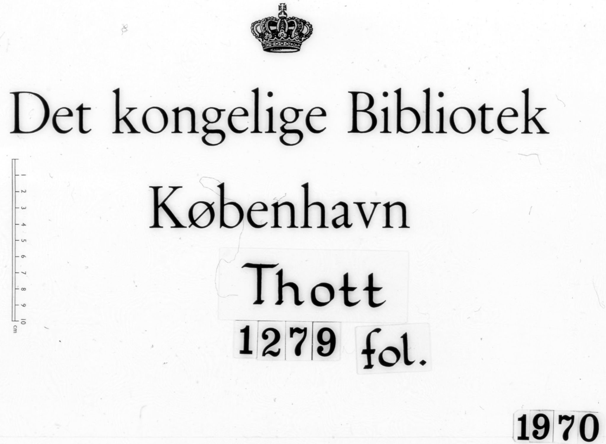 Thottske Samling, KB/-/1279 folio: En Dombog med adskillige norske Domme fra det XVI Sec., Bergens Sager især angaaende, 1580-1601