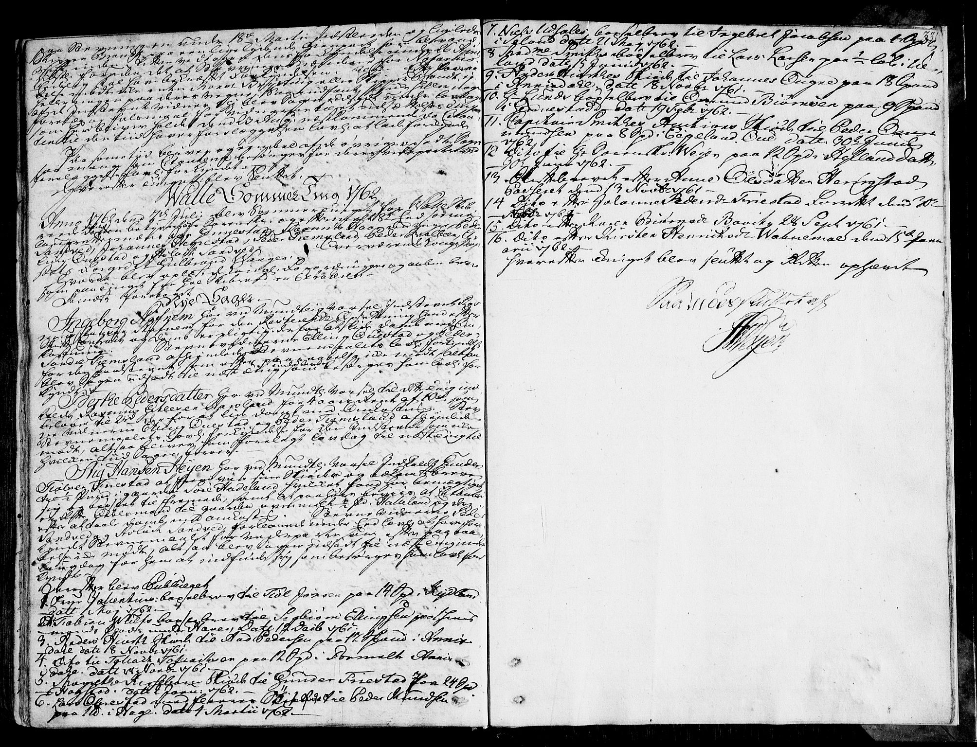 Jæren og Dalane sorenskriveri, AV/SAST-A-100306/3/30/30BA/L0084: TINGBOK, 1758-1762, p. 334b-335a