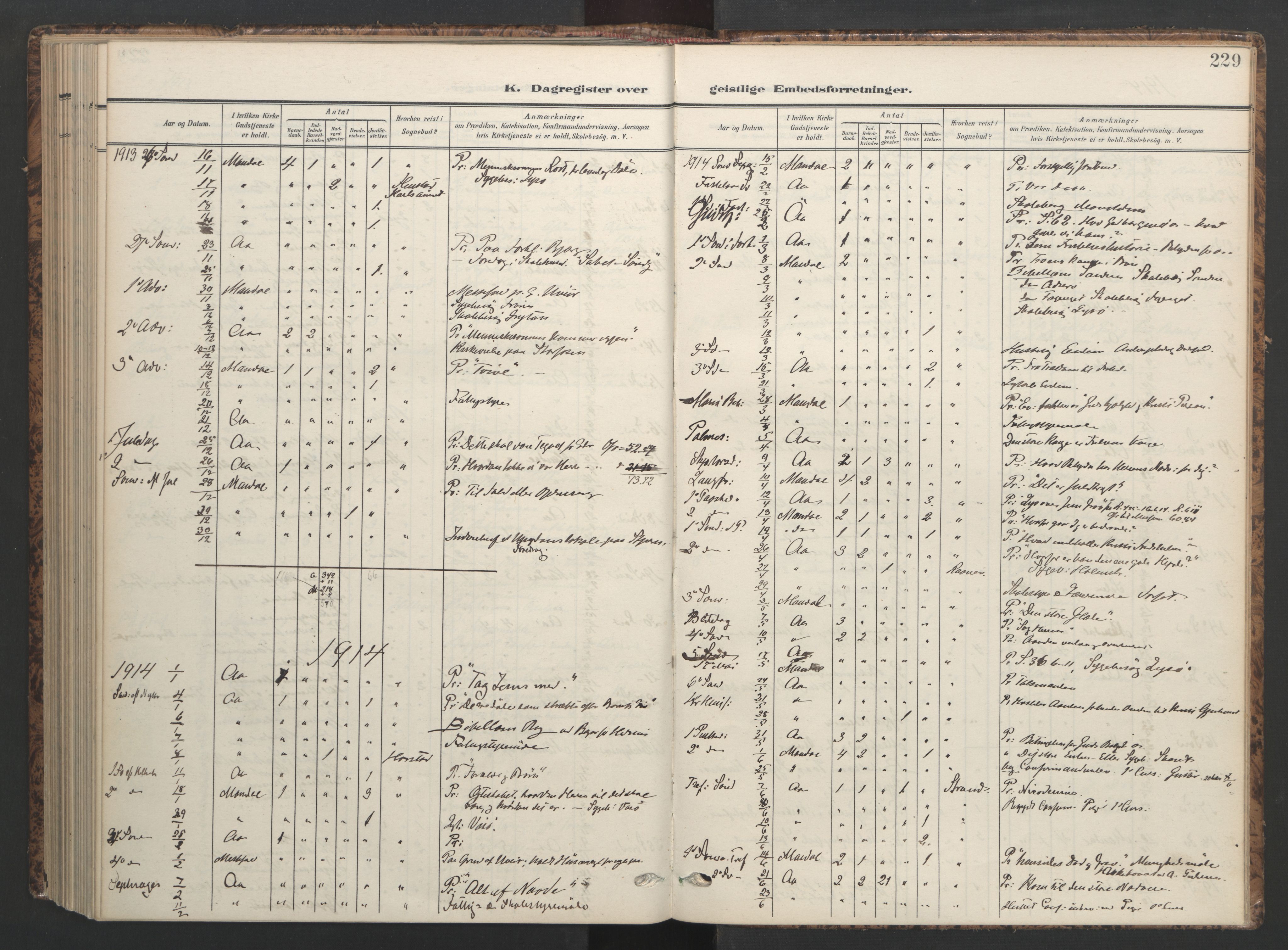 Ministerialprotokoller, klokkerbøker og fødselsregistre - Sør-Trøndelag, AV/SAT-A-1456/655/L0682: Parish register (official) no. 655A11, 1908-1922, p. 229