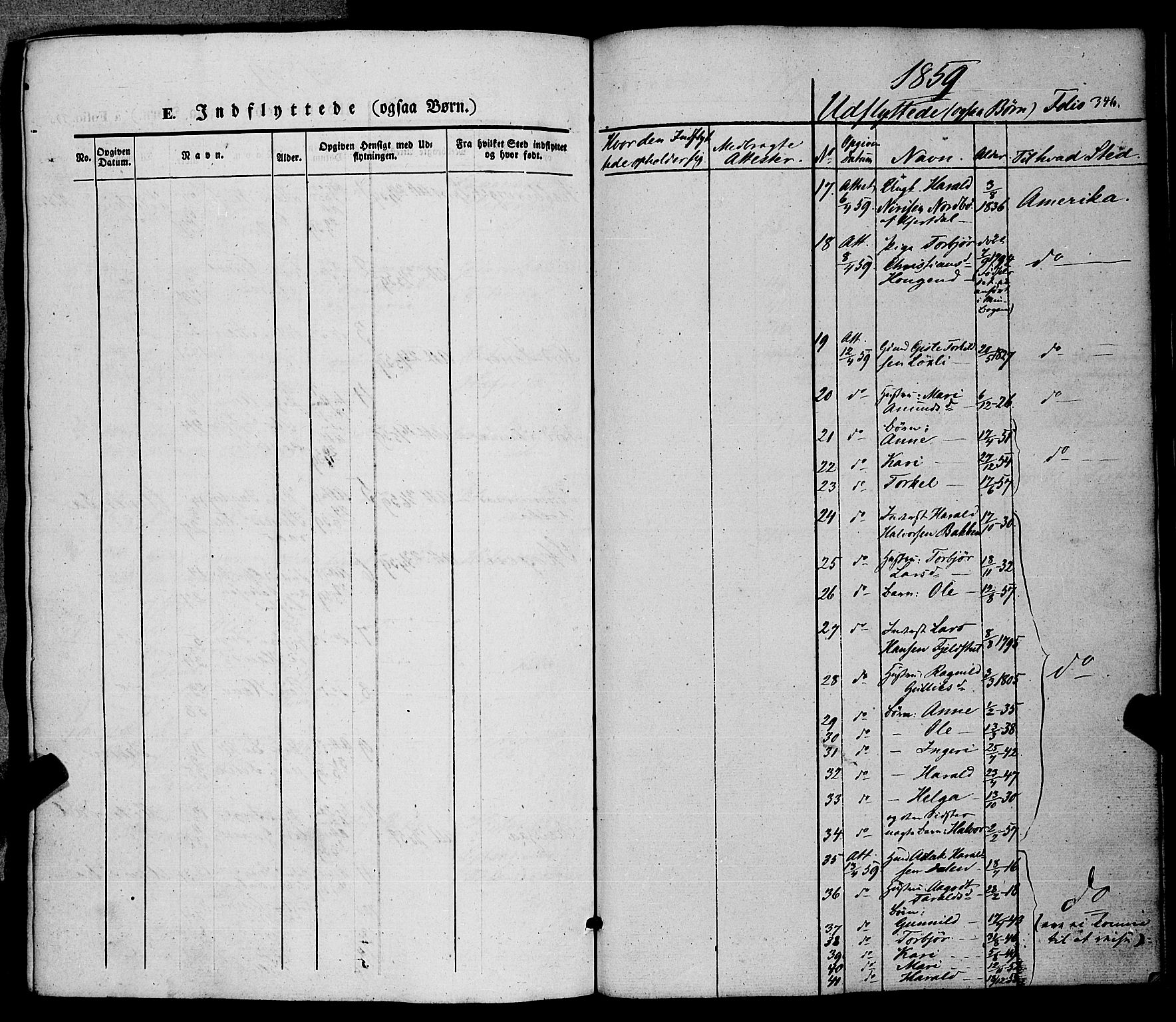 Hjartdal kirkebøker, AV/SAKO-A-270/F/Fa/L0008: Parish register (official) no. I 8, 1844-1859, p. 346