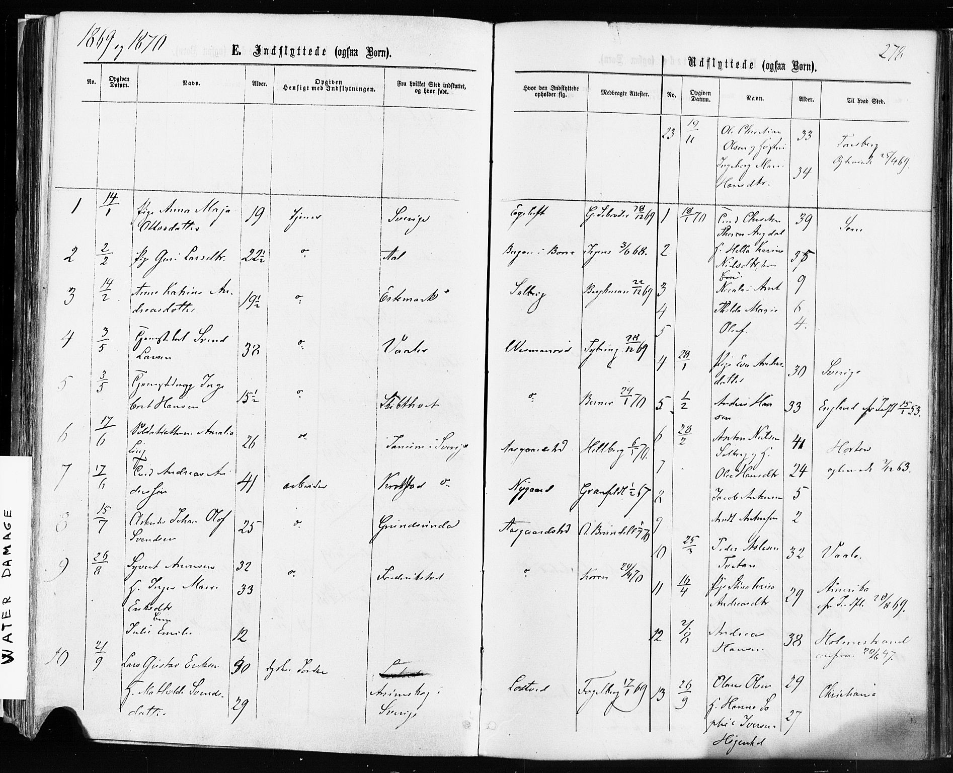 Borre kirkebøker, AV/SAKO-A-338/F/Fa/L0008: Parish register (official) no. I 8, 1868-1877, p. 278