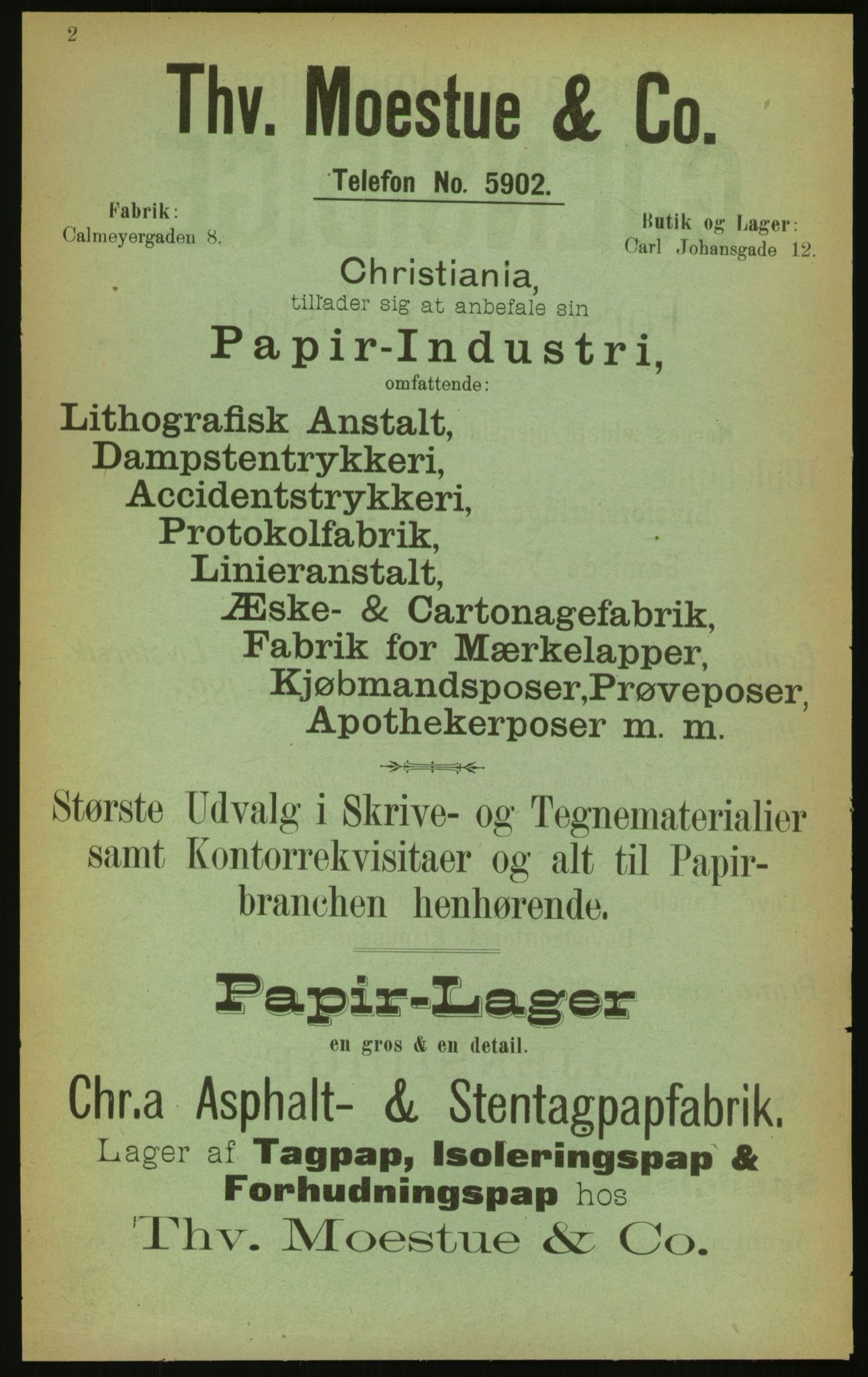 Kristiania/Oslo adressebok, PUBL/-, 1897, p. 2
