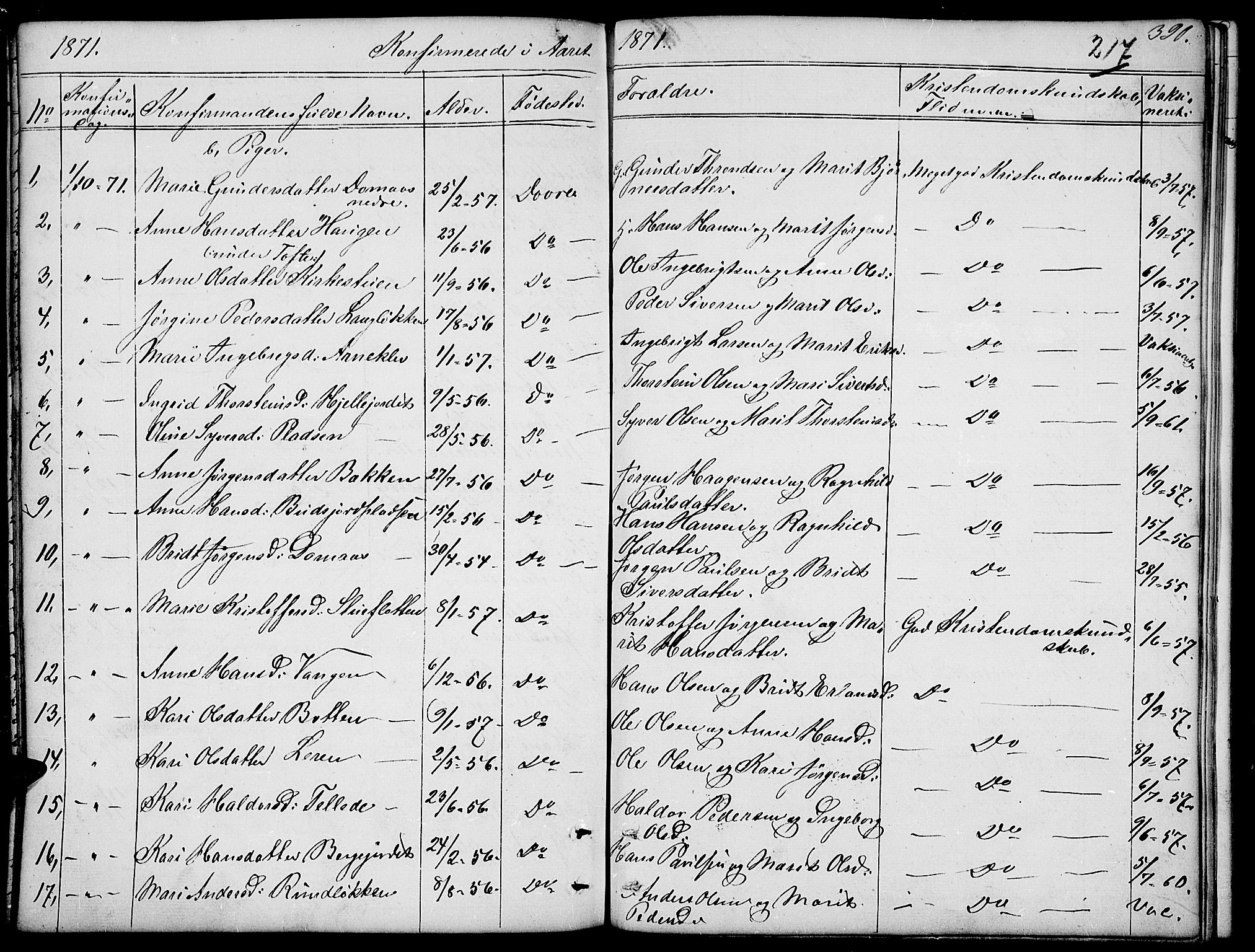 Dovre prestekontor, SAH/PREST-066/H/Ha/Hab/L0001: Parish register (copy) no. 1, 1862-1880, p. 390