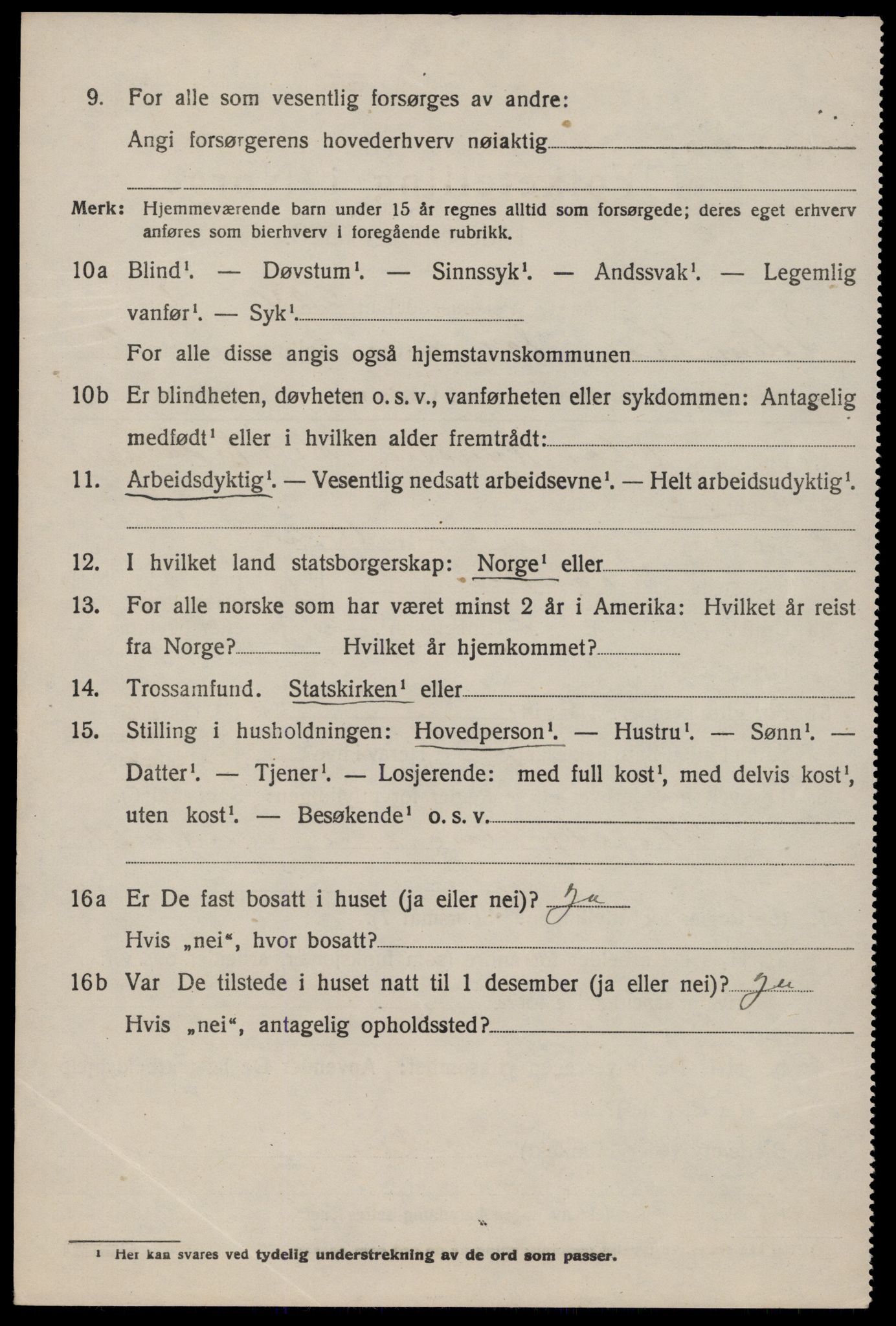 SAKO, 1920 census for Lårdal, 1920, p. 1642