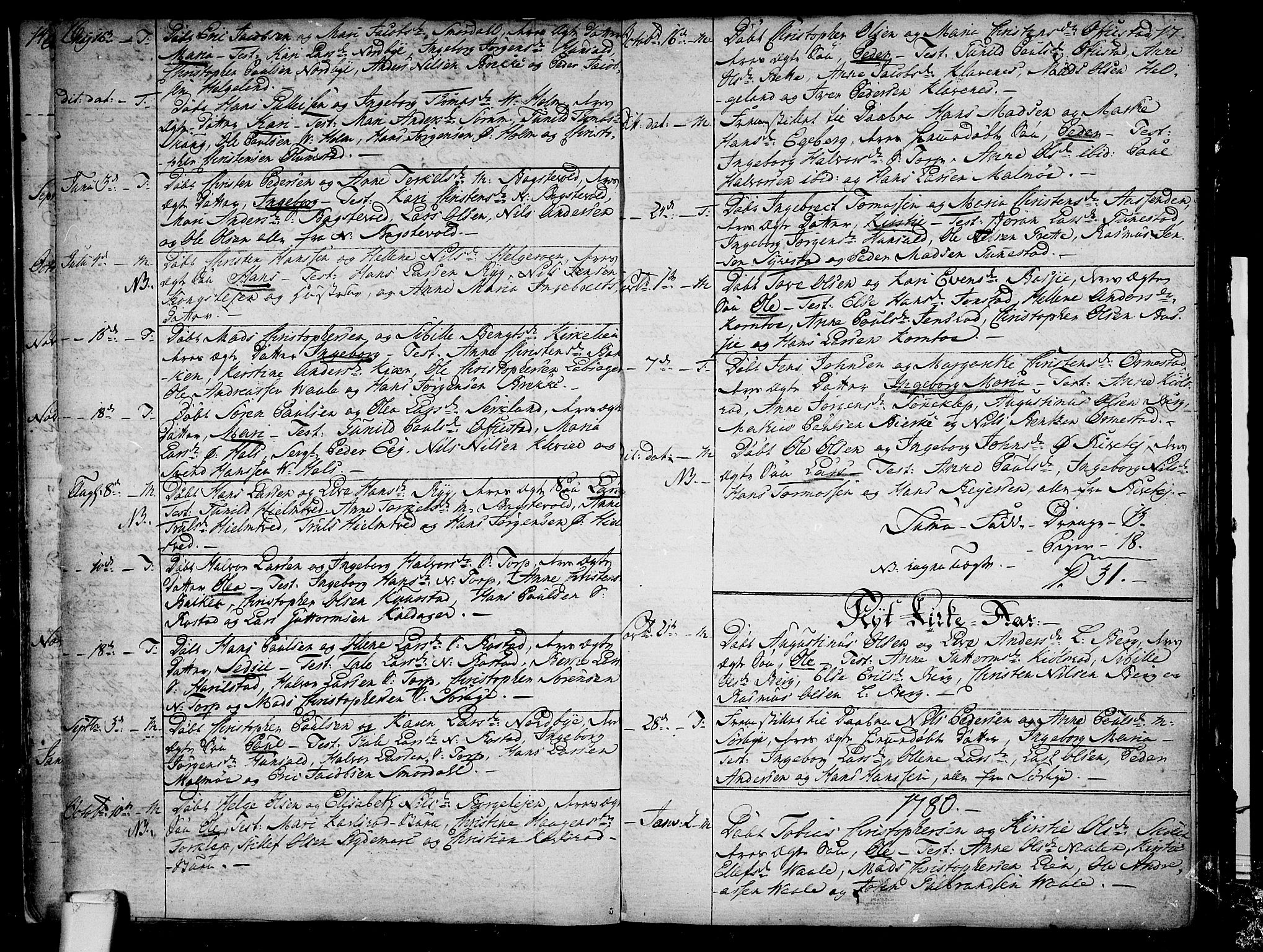 Våle kirkebøker, SAKO/A-334/F/Fa/L0005: Parish register (official) no. I 5, 1773-1808, p. 16-17