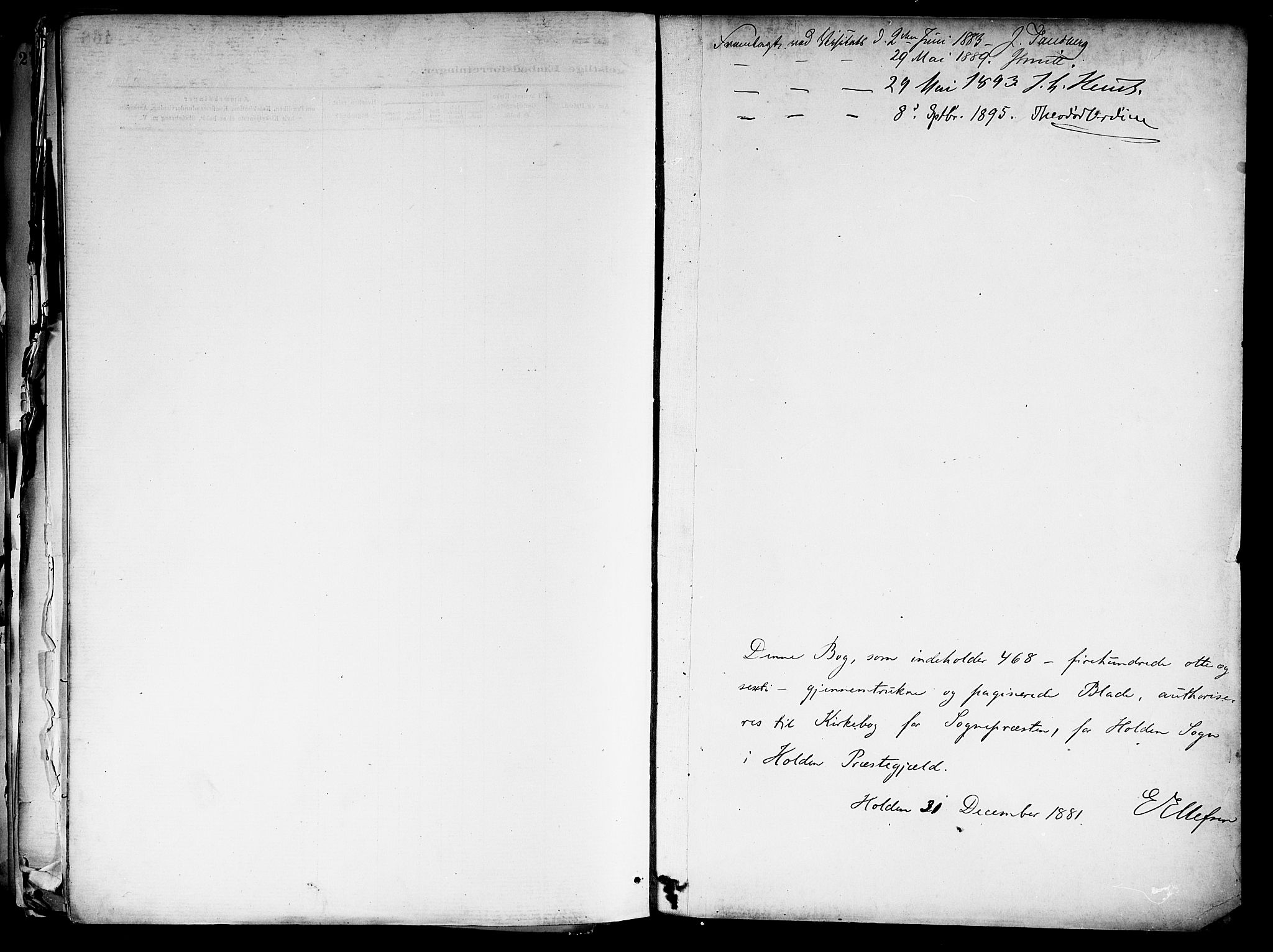 Holla kirkebøker, AV/SAKO-A-272/F/Fa/L0008: Parish register (official) no. 8, 1882-1897