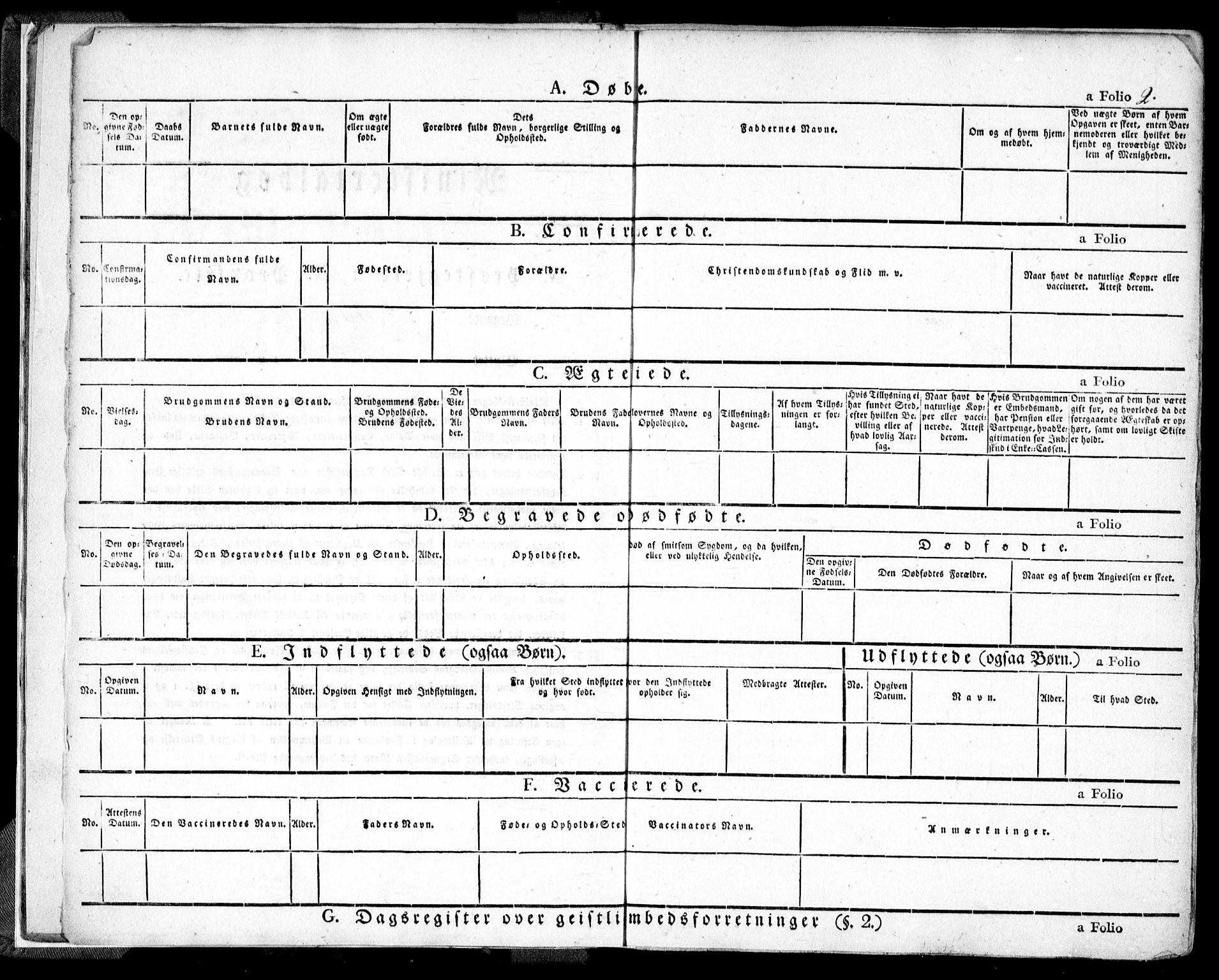 Holt sokneprestkontor, AV/SAK-1111-0021/F/Fa/L0007: Parish register (official) no. A 7, 1836-1848, p. 2