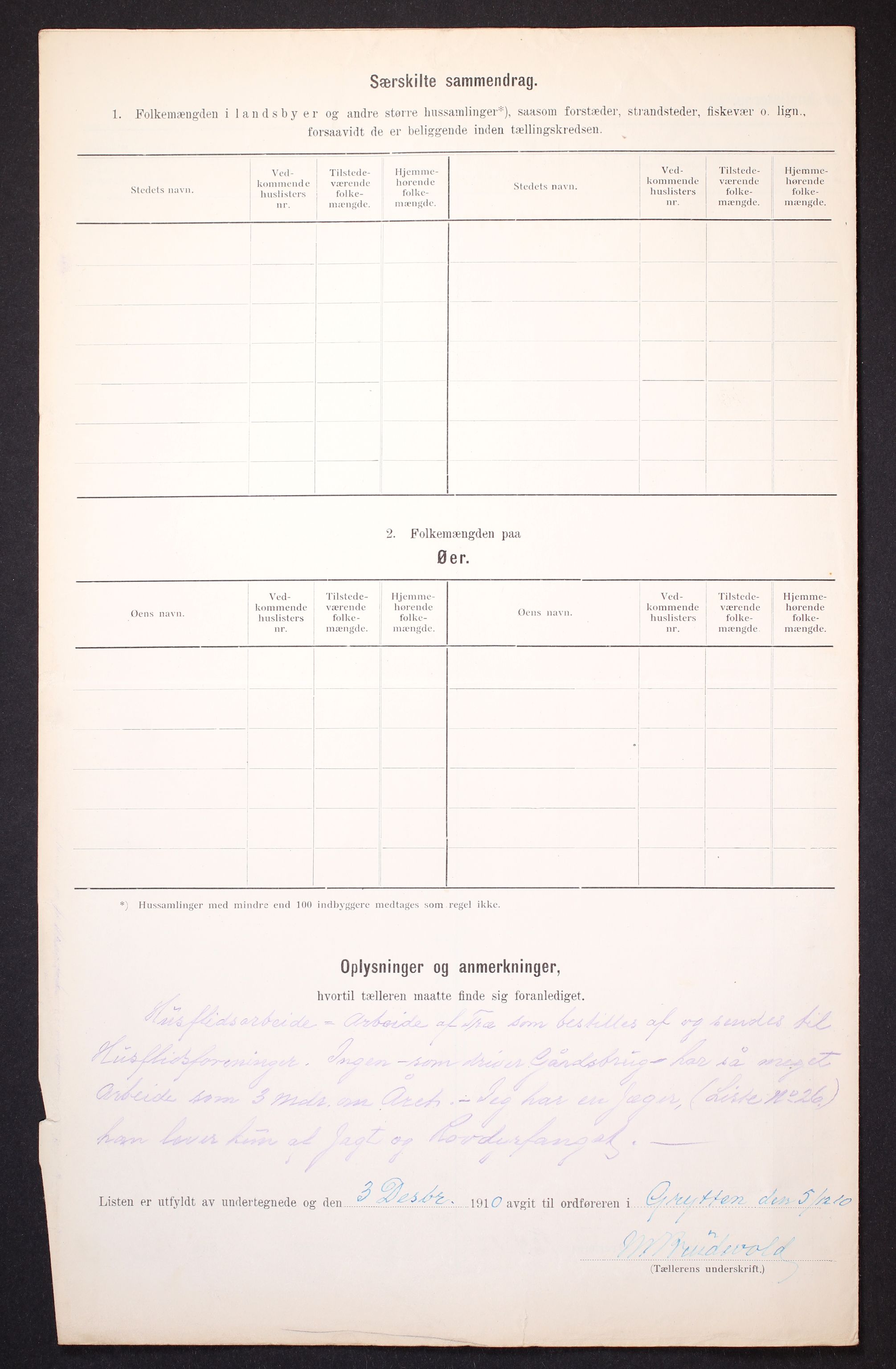 RA, 1910 census for Grytten, 1910, p. 27