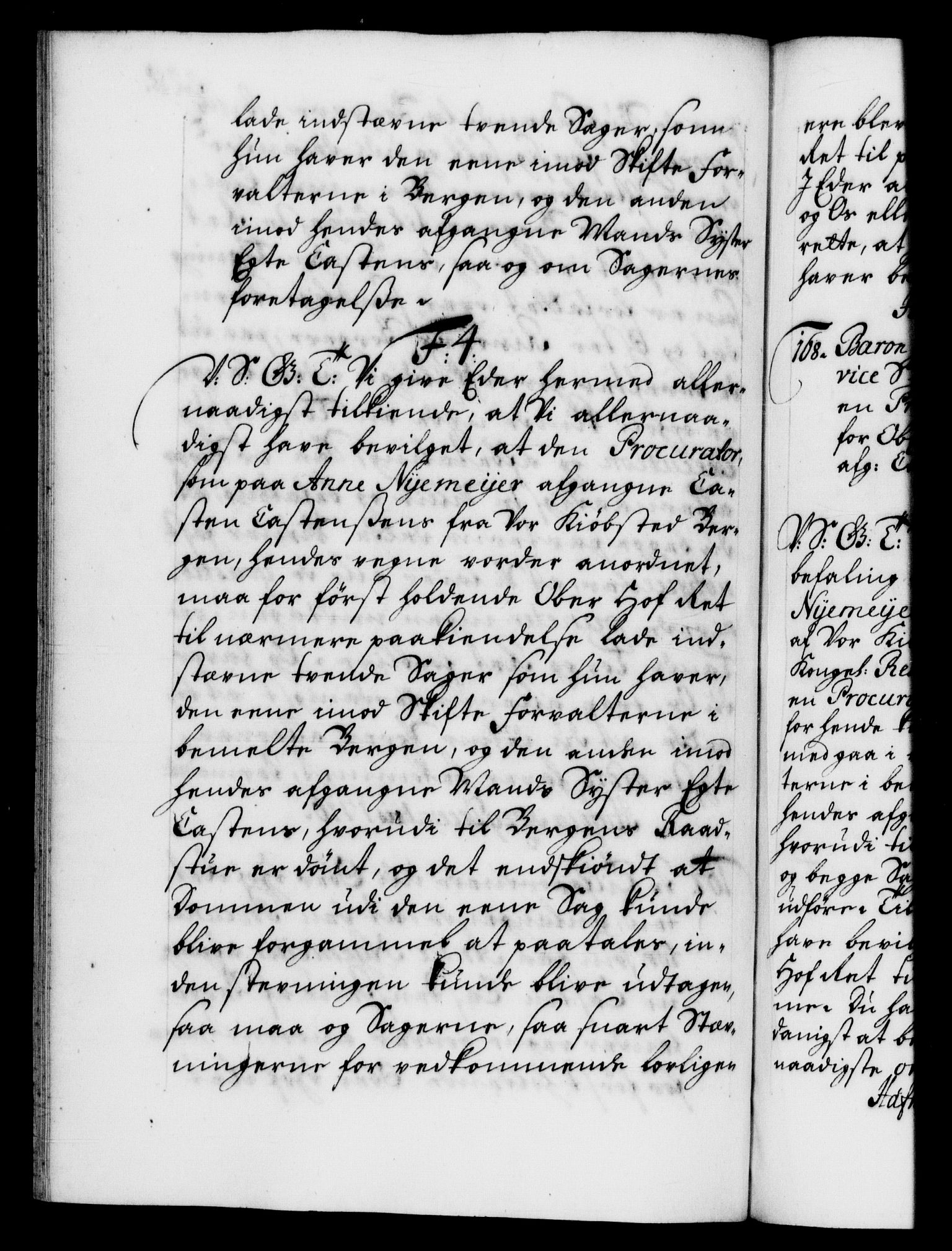 Danske Kanselli 1572-1799, AV/RA-EA-3023/F/Fc/Fca/Fcab/L0020: Norske tegnelser, 1715-1718, p. 328b