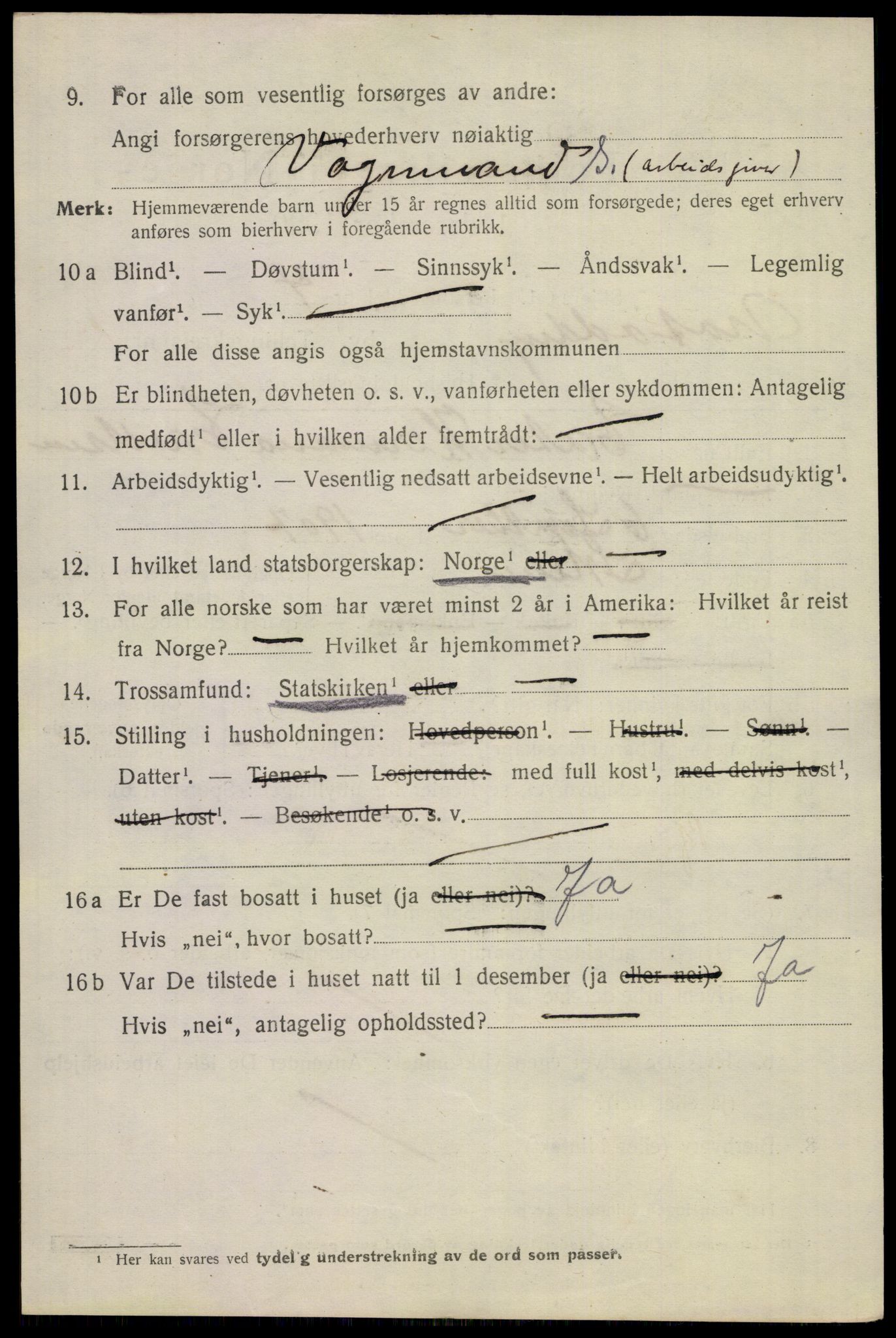 SAKO, 1920 census for Notodden, 1920, p. 4201