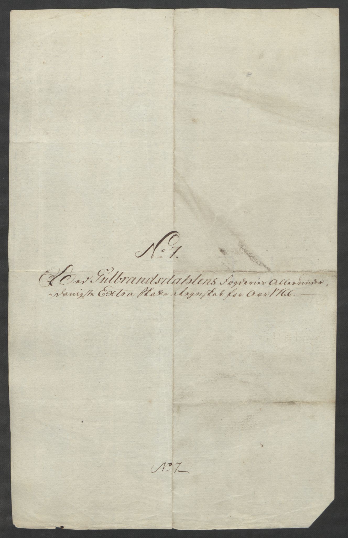 Rentekammeret inntil 1814, Reviderte regnskaper, Fogderegnskap, RA/EA-4092/R17/L1266: Ekstraskatten Gudbrandsdal, 1762-1766, p. 561