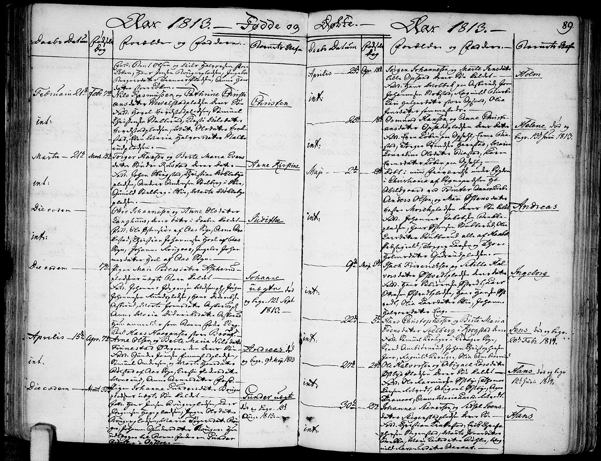 Kråkstad prestekontor Kirkebøker, AV/SAO-A-10125a/F/Fa/L0002: Parish register (official) no. I 2, 1786-1814, p. 89