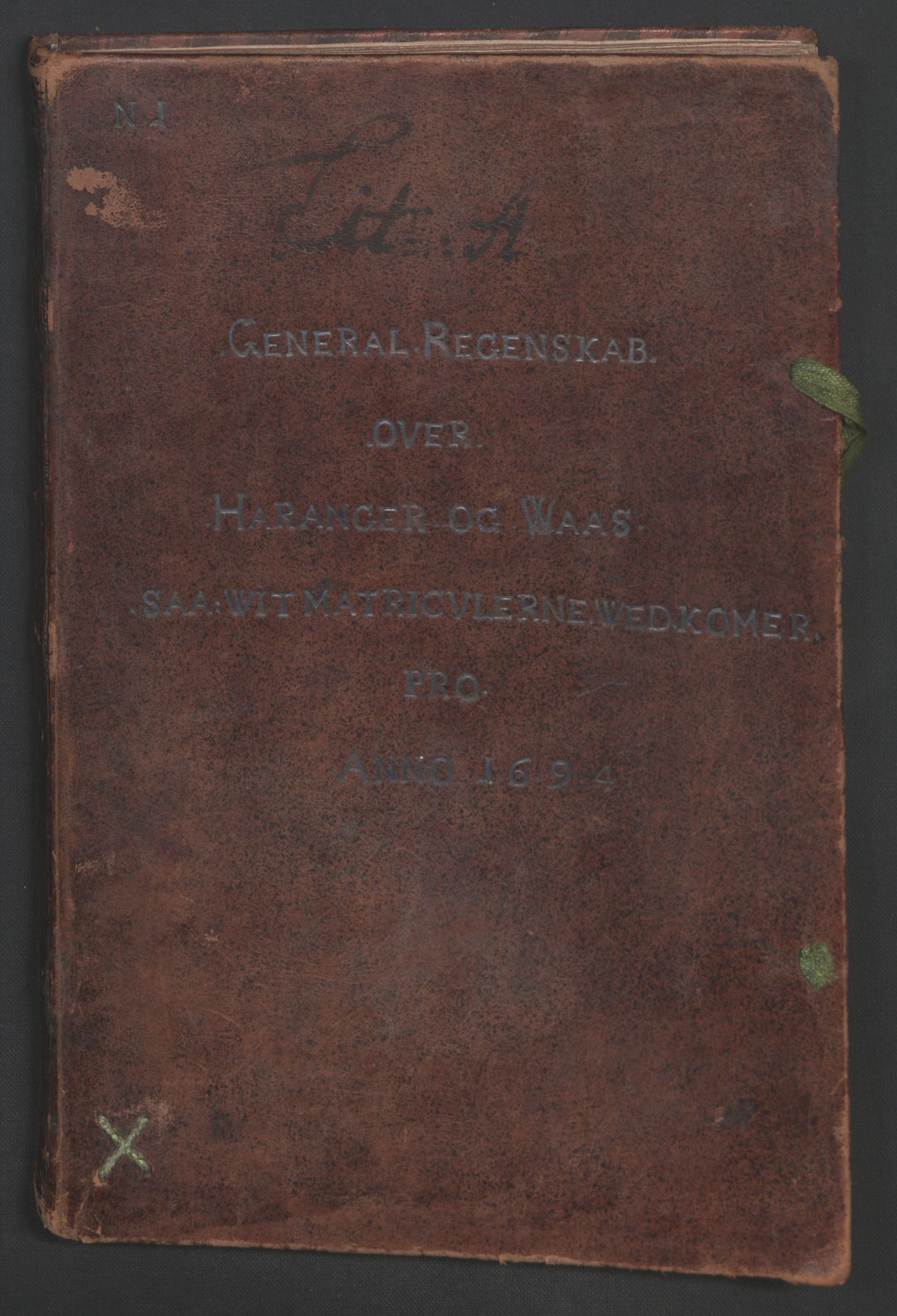 Rentekammeret inntil 1814, Reviderte regnskaper, Fogderegnskap, RA/EA-4092/R48/L2975: Fogderegnskap Sunnhordland og Hardanger, 1694, p. 171