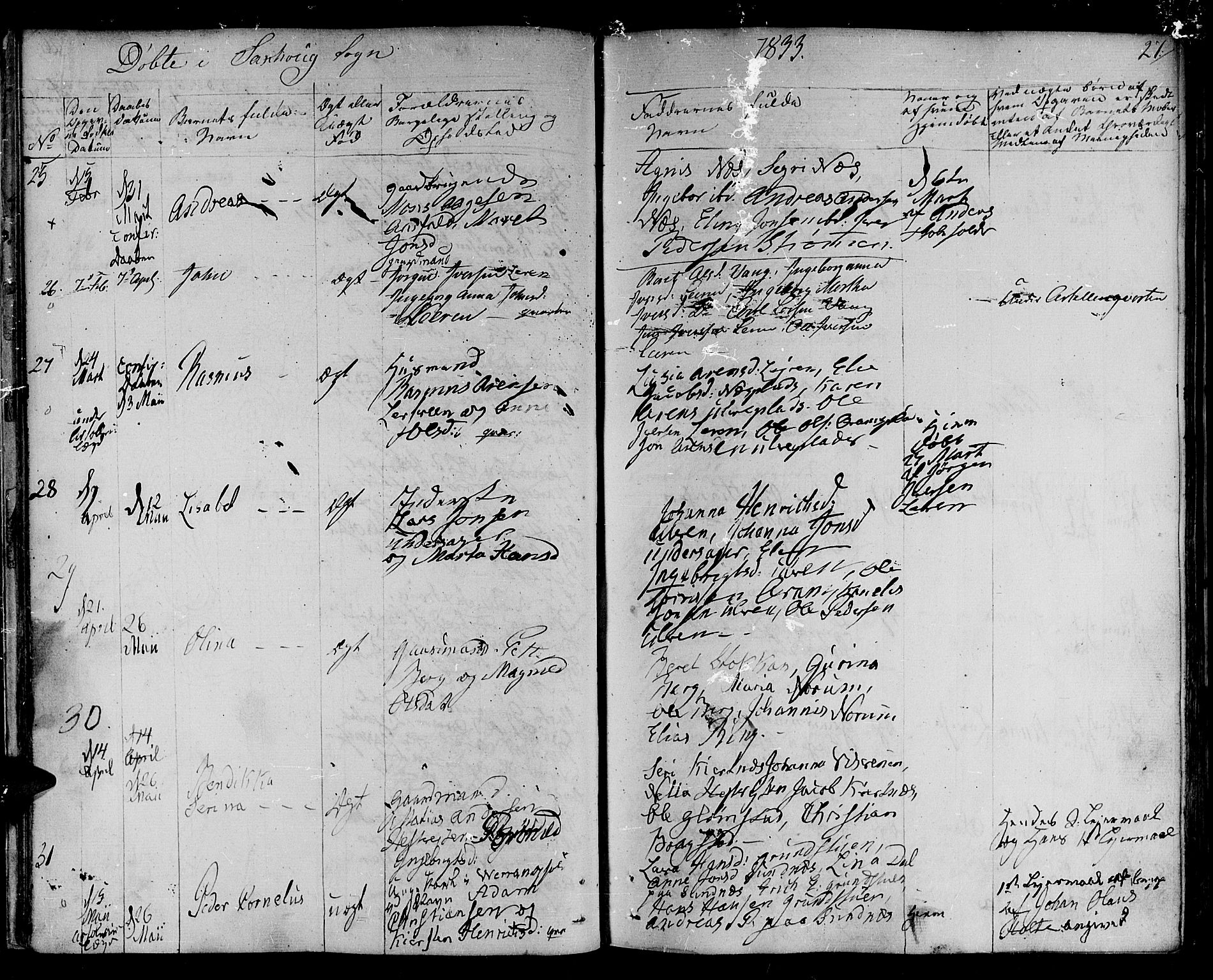 Ministerialprotokoller, klokkerbøker og fødselsregistre - Nord-Trøndelag, SAT/A-1458/730/L0277: Parish register (official) no. 730A06 /1, 1830-1839, p. 27