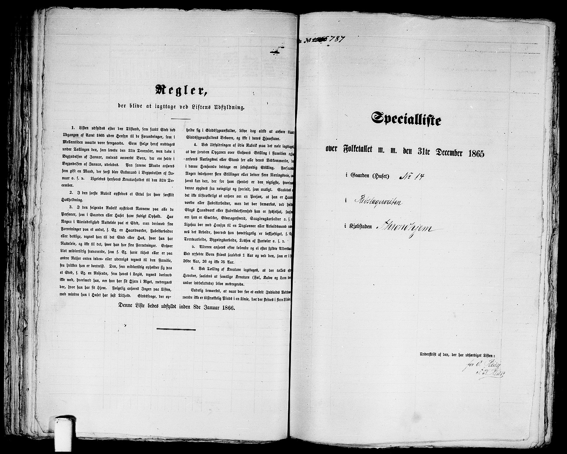 RA, 1865 census for Trondheim, 1865, p. 1646