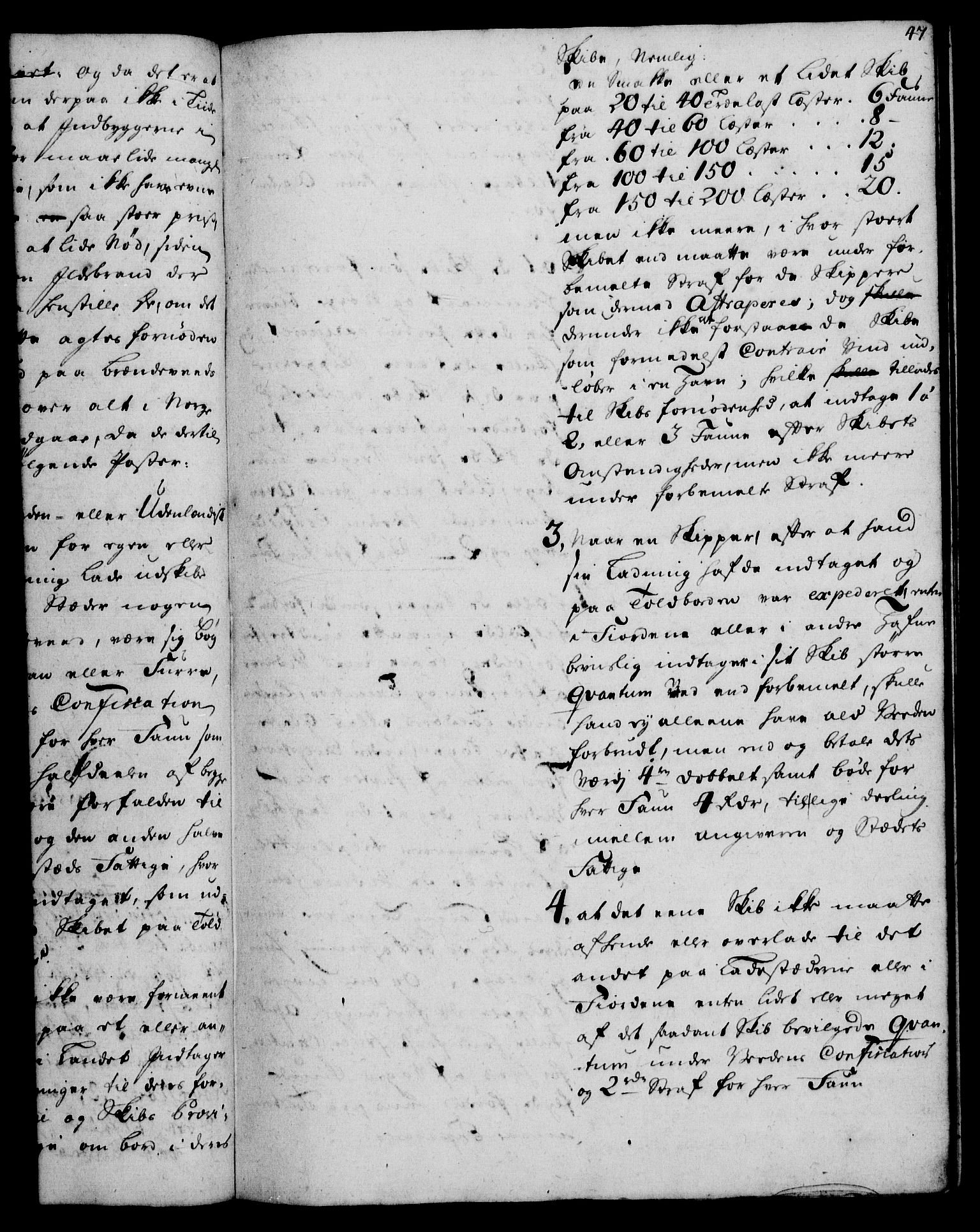 Rentekammeret, Kammerkanselliet, AV/RA-EA-3111/G/Gh/Gha/L0032: Norsk ekstraktmemorialprotokoll (merket RK 53.77), 1753-1755, p. 47