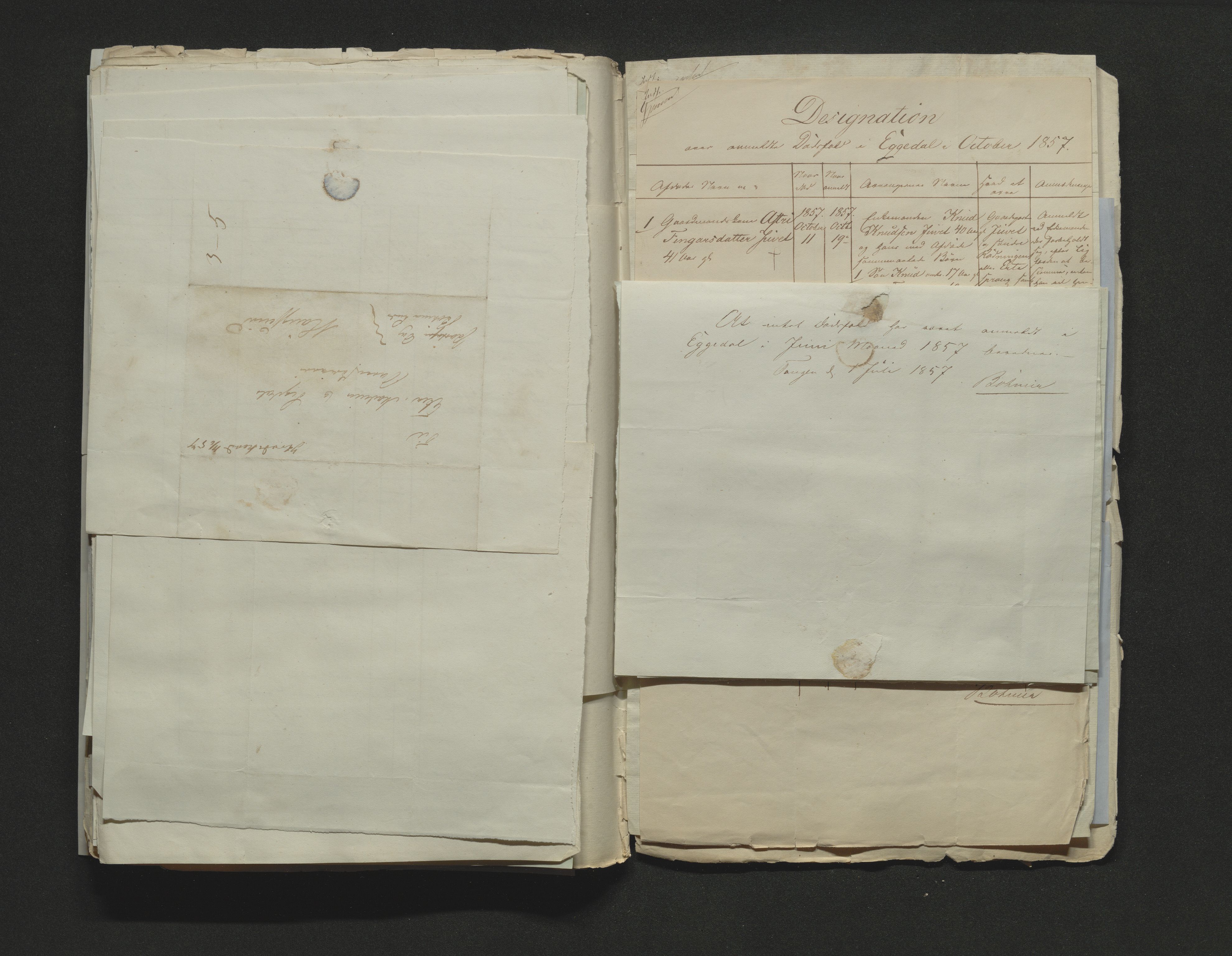 Eiker, Modum og Sigdal sorenskriveri, AV/SAKO-A-123/H/Ha/Hab/L0009: Dødsfallsmeldinger, 1854-1857, p. 512