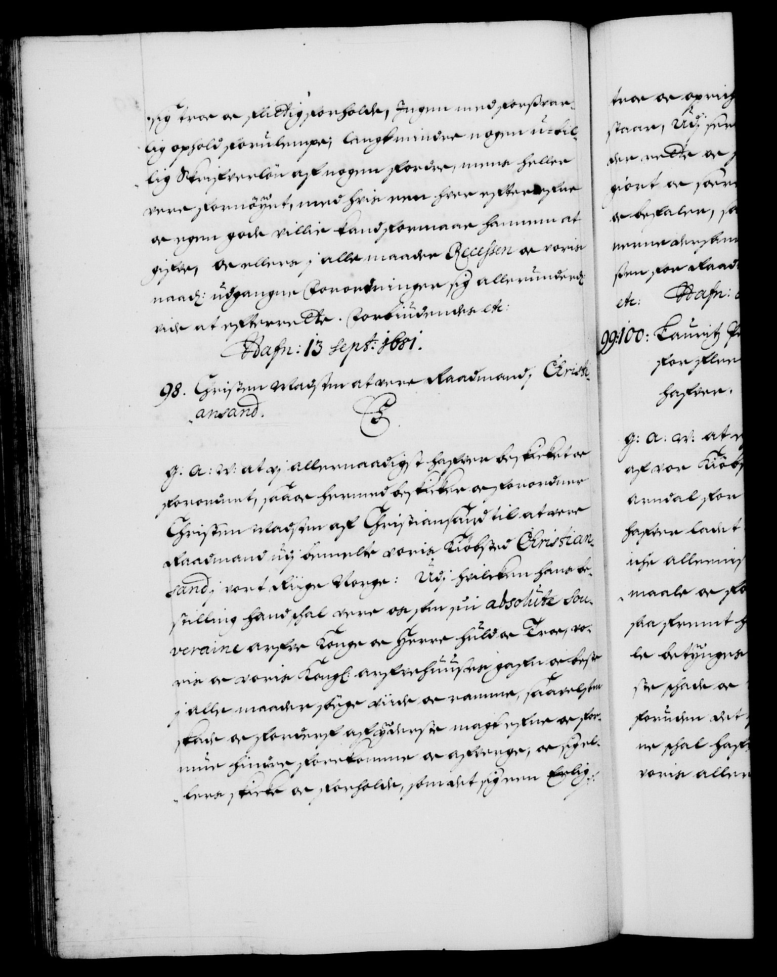 Danske Kanselli 1572-1799, RA/EA-3023/F/Fc/Fca/Fcaa/L0013: Norske registre (mikrofilm), 1681-1684, p. 69b