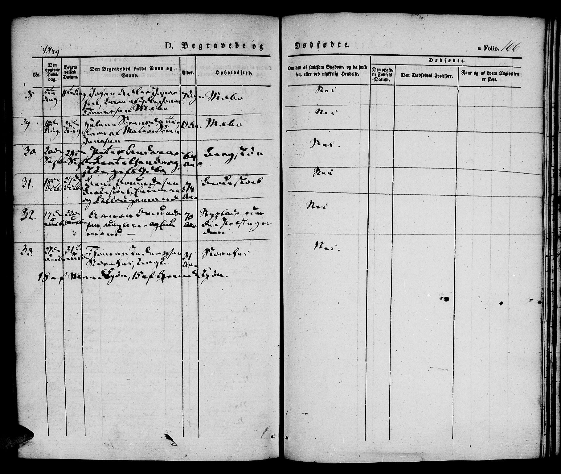 Vestre Moland sokneprestkontor, SAK/1111-0046/F/Fa/Fab/L0005: Parish register (official) no. A 5, 1841-1849, p. 166