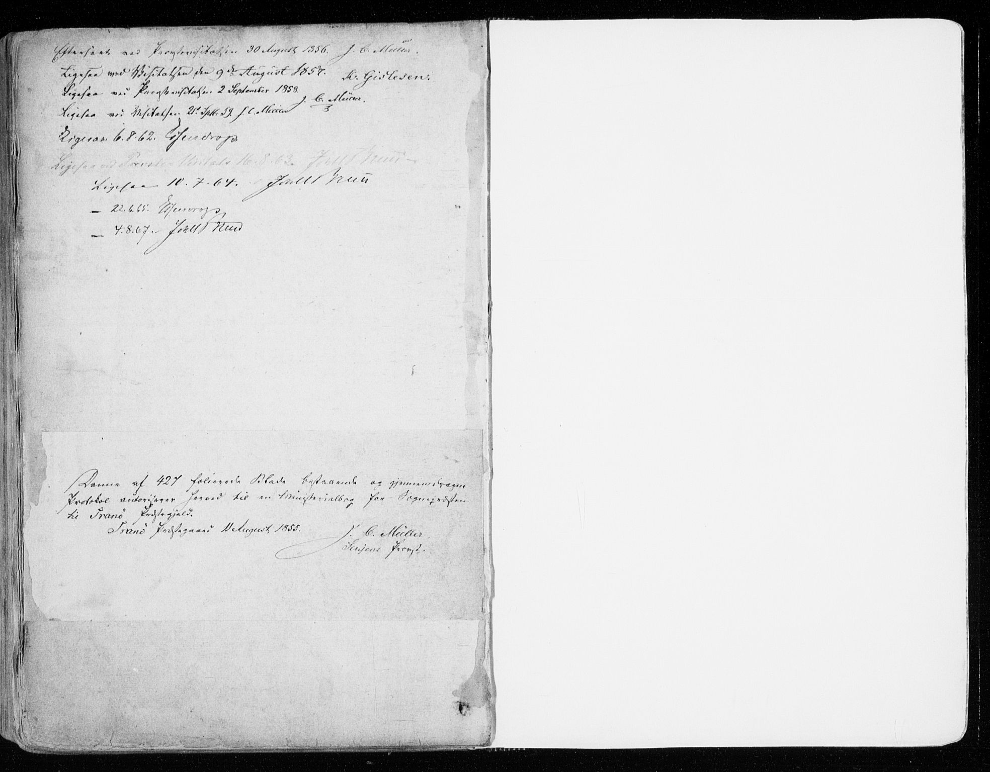 Tranøy sokneprestkontor, AV/SATØ-S-1313/I/Ia/Iaa/L0007kirke: Parish register (official) no. 7, 1856-1866
