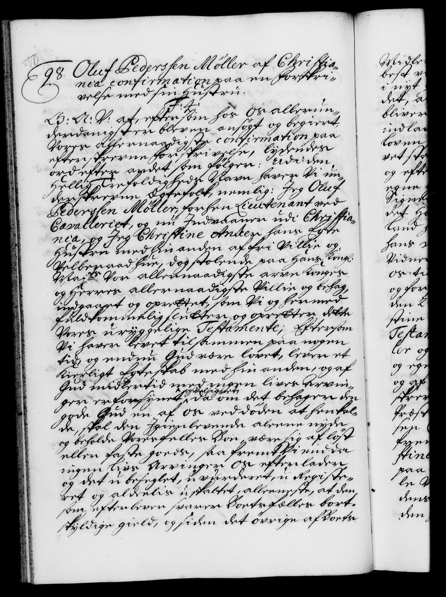 Danske Kanselli 1572-1799, AV/RA-EA-3023/F/Fc/Fca/Fcaa/L0022: Norske registre, 1716-1719, p. 51b