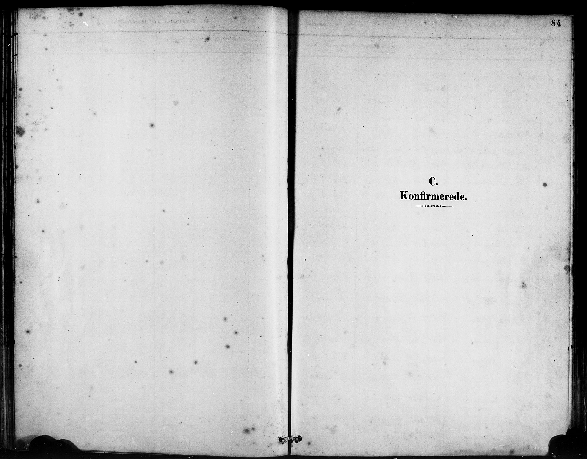 Bremanger sokneprestembete, SAB/A-82201/H/Haa/Haab/L0001: Parish register (official) no. B 1, 1884-1895, p. 84