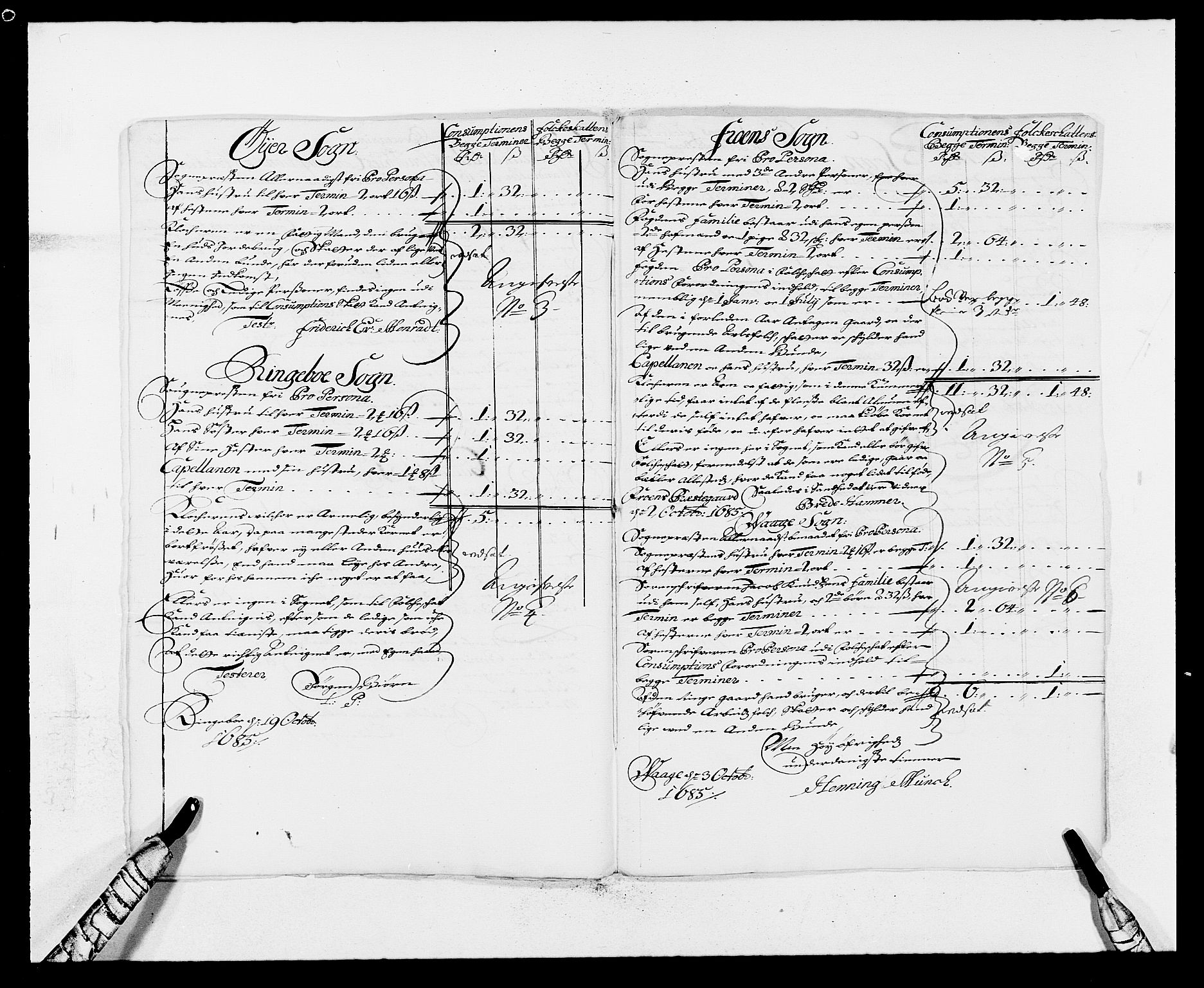 Rentekammeret inntil 1814, Reviderte regnskaper, Fogderegnskap, AV/RA-EA-4092/R17/L1160: Fogderegnskap Gudbrandsdal, 1682-1689, p. 259