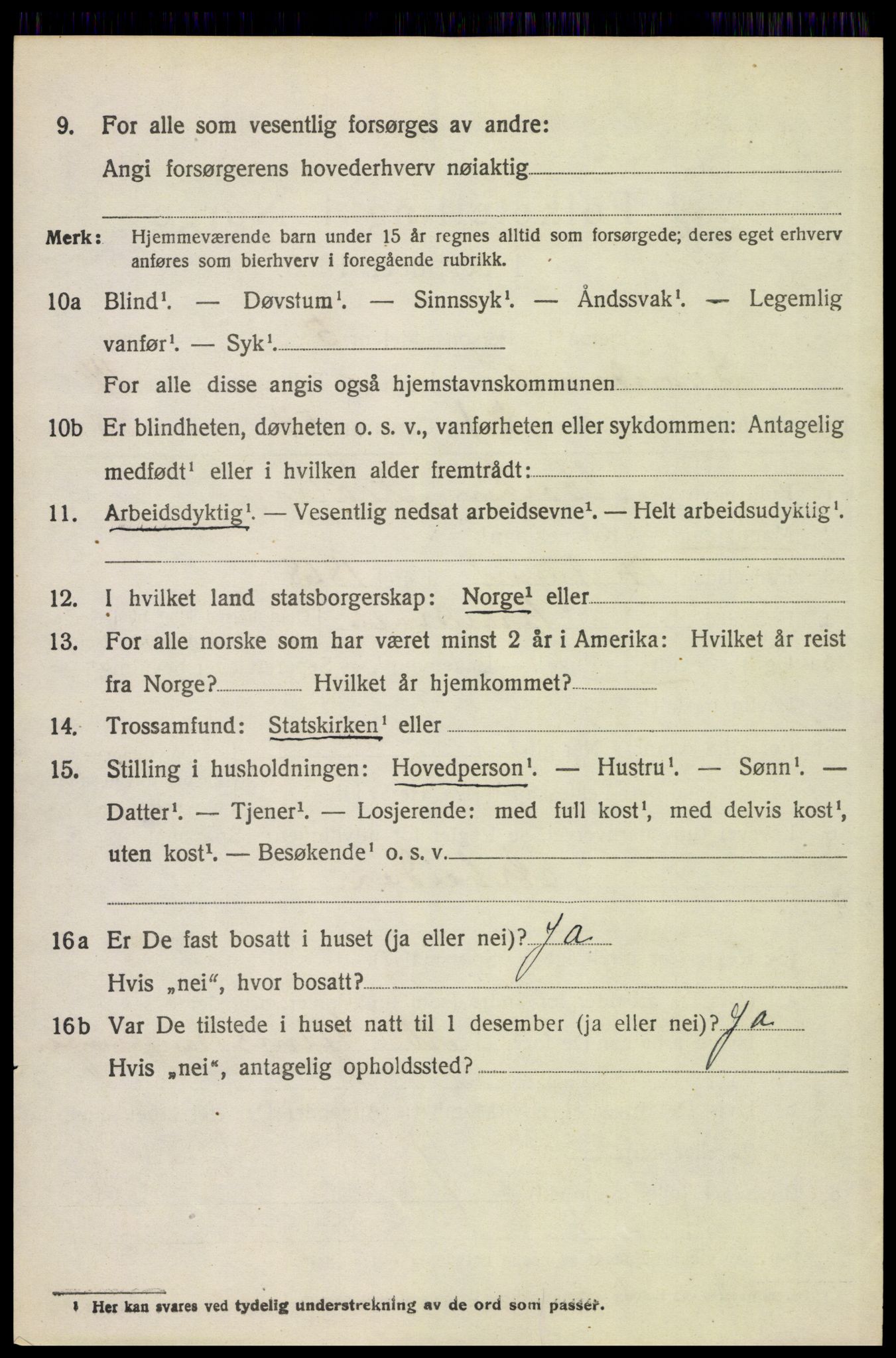 SAH, 1920 census for Brandval, 1920, p. 9493