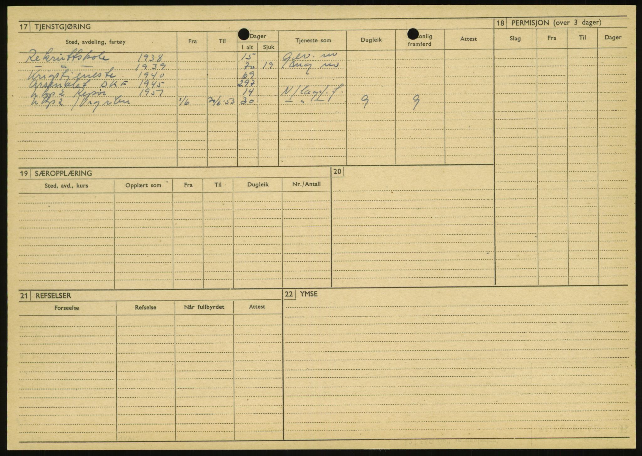 Forsvaret, Varanger bataljon, AV/RA-RAFA-2258/1/D/L0446: Rulleblad for menige født 1917-1919, 1917-1919, p. 25