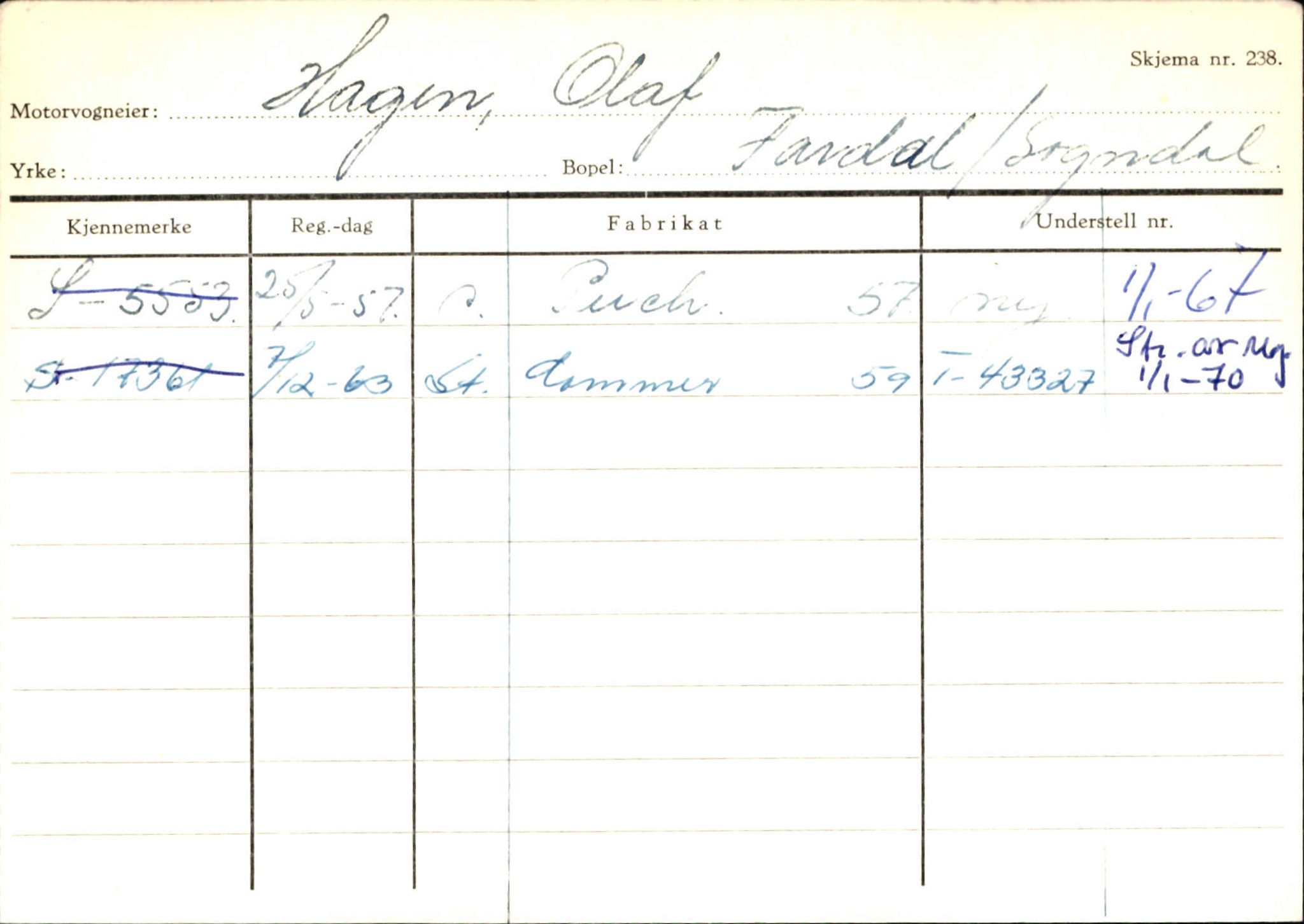 Statens vegvesen, Sogn og Fjordane vegkontor, AV/SAB-A-5301/4/F/L0124: Eigarregister Sogndal A-U, 1945-1975, p. 753