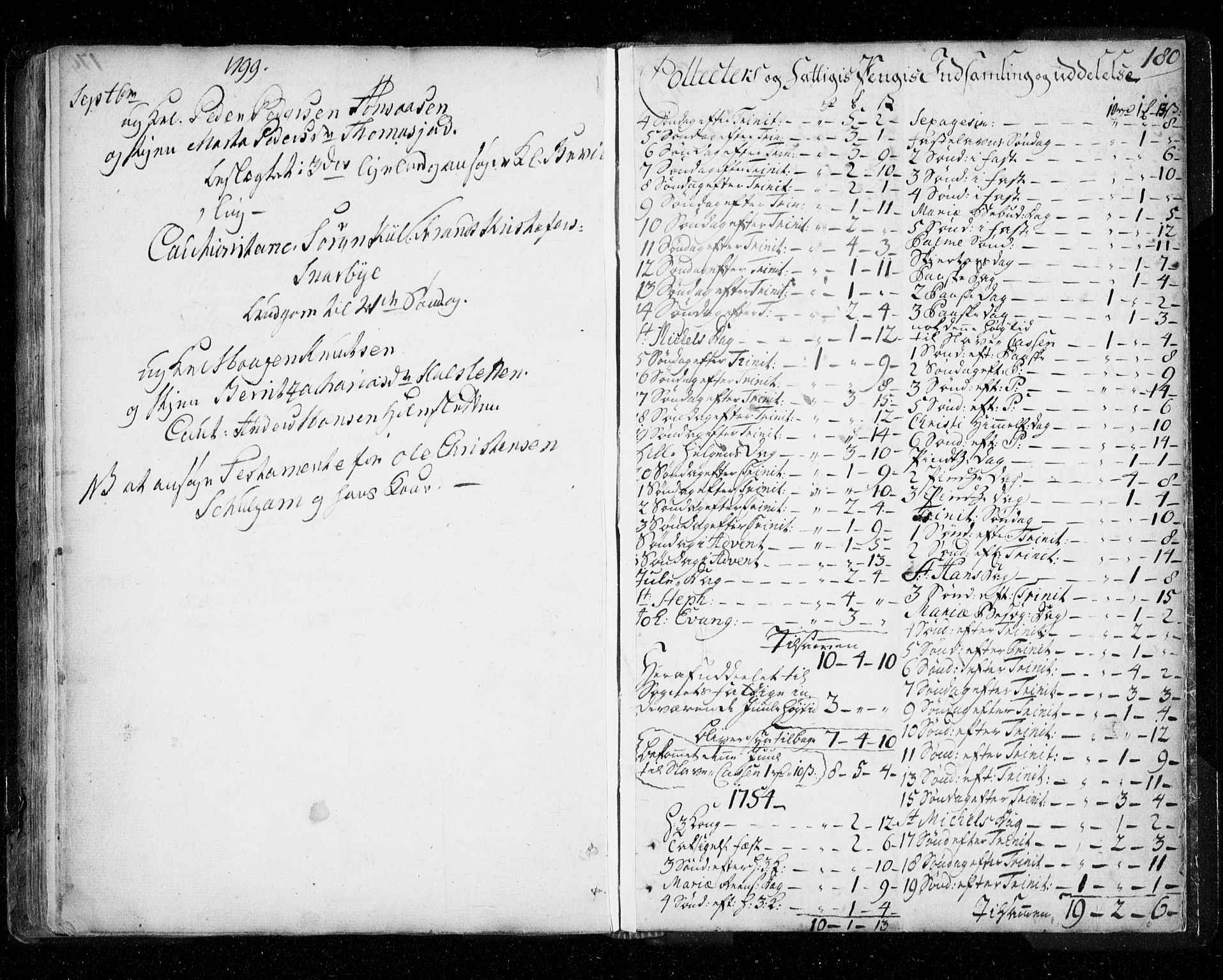 Tromsø sokneprestkontor/stiftsprosti/domprosti, SATØ/S-1343/G/Ga/L0002kirke: Parish register (official) no. 2, 1753-1778, p. 180