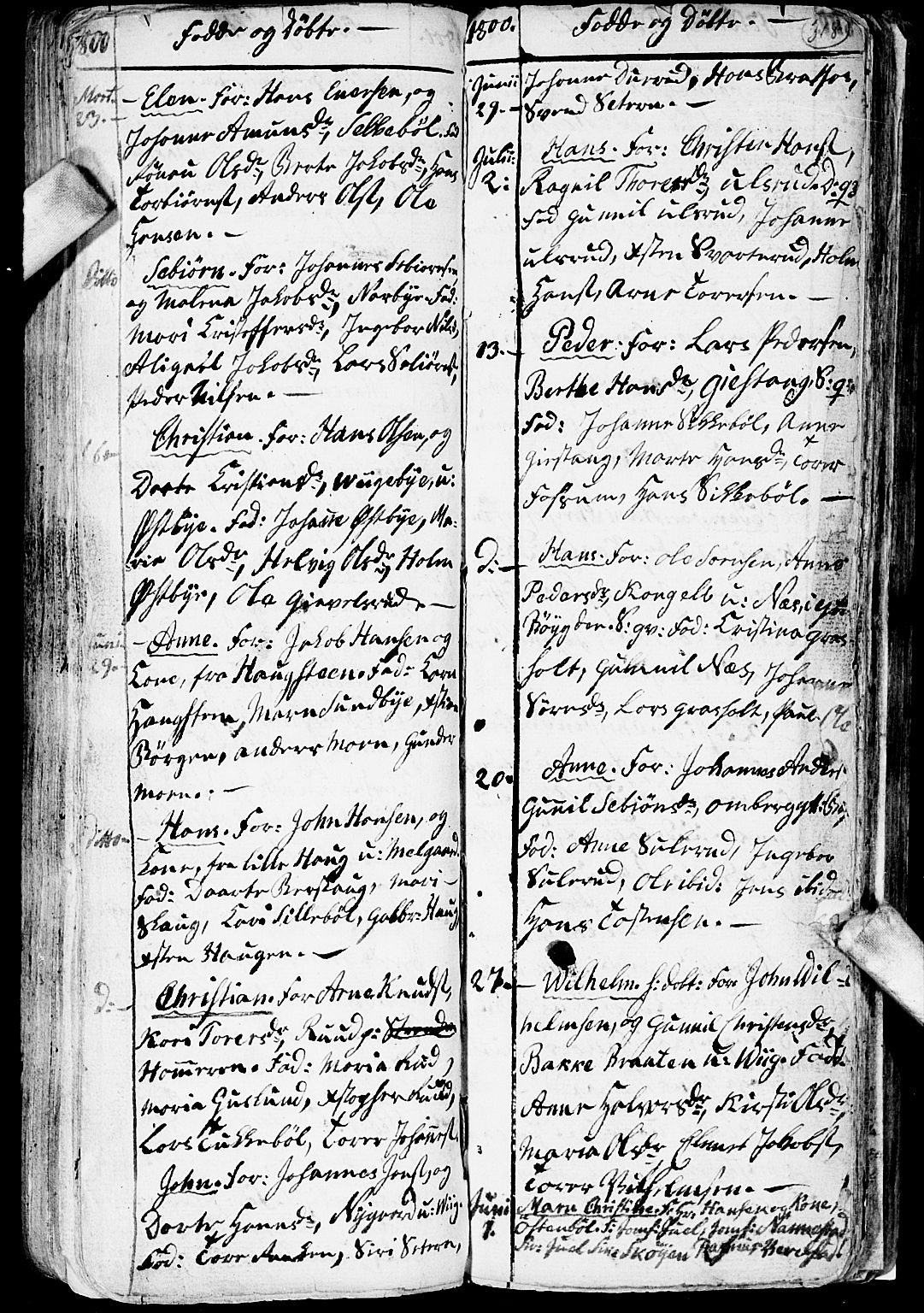 Enebakk prestekontor Kirkebøker, AV/SAO-A-10171c/F/Fa/L0002: Parish register (official) no. I 2, 1755-1806, p. 317-318