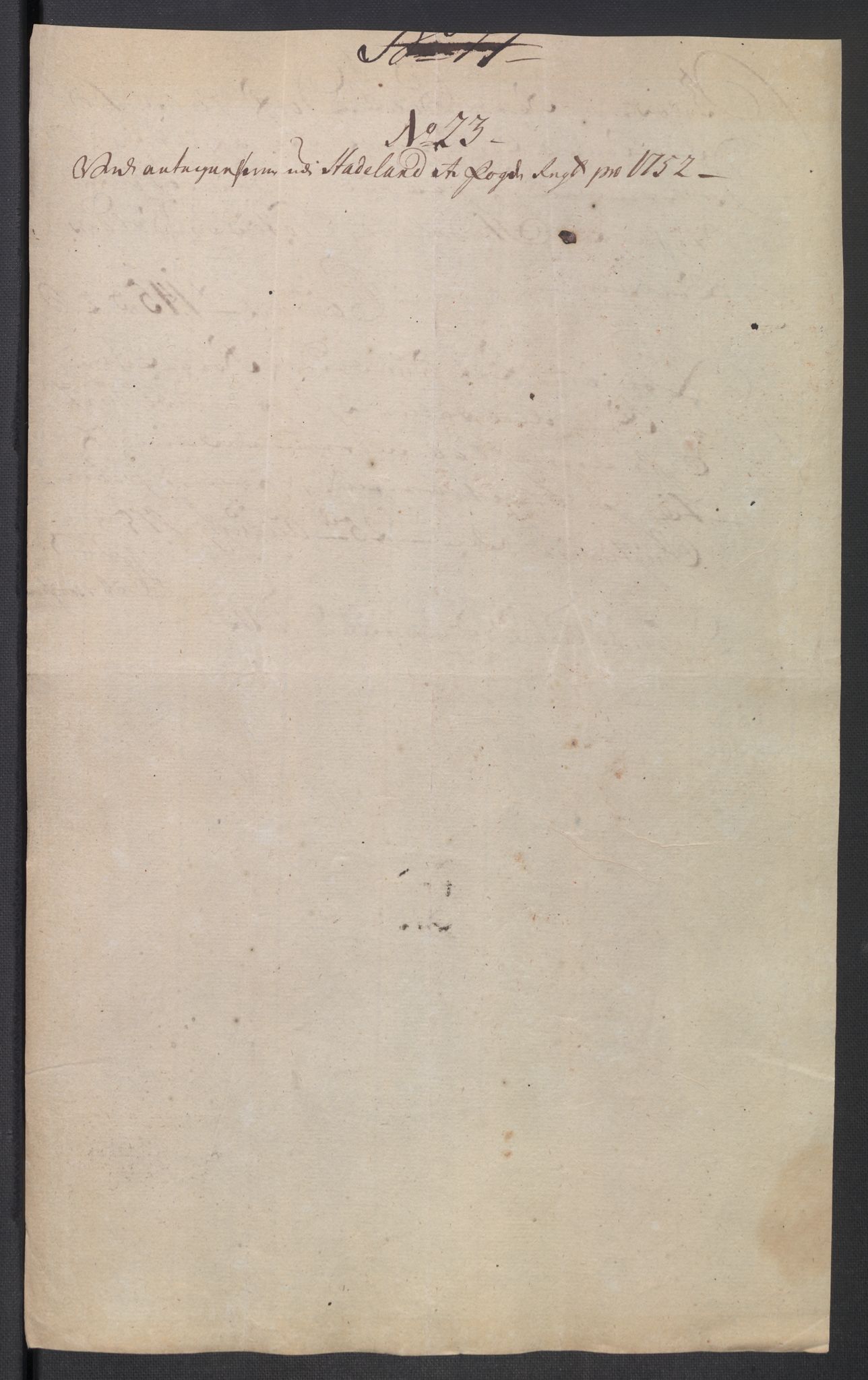 Rentekammeret inntil 1814, Reviderte regnskaper, Fogderegnskap, RA/EA-4092/R18/L1349: Fogderegnskap Hadeland, Toten og Valdres, 1752-1753, p. 370