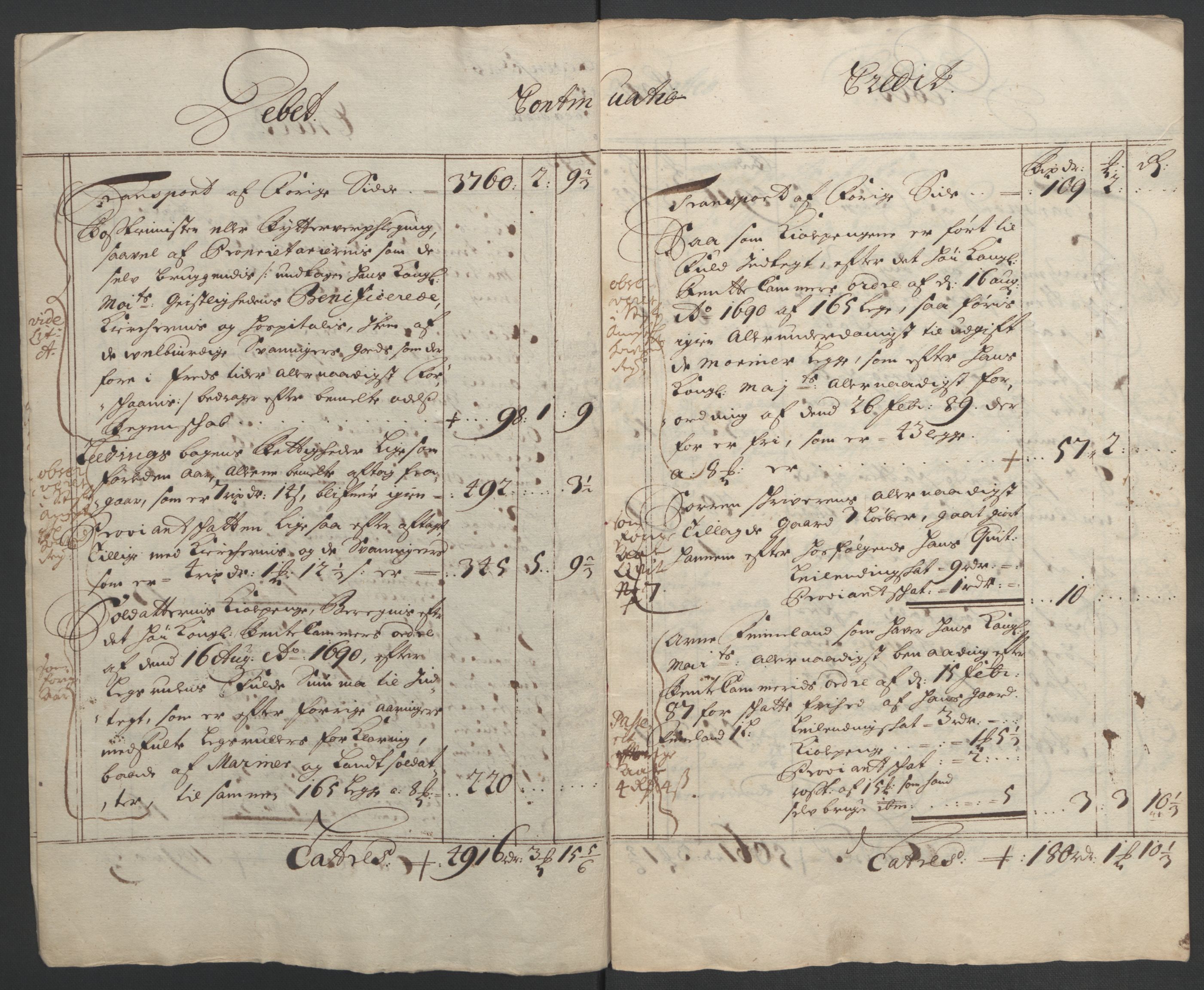 Rentekammeret inntil 1814, Reviderte regnskaper, Fogderegnskap, RA/EA-4092/R53/L3421: Fogderegnskap Sunn- og Nordfjord, 1693-1694, p. 6