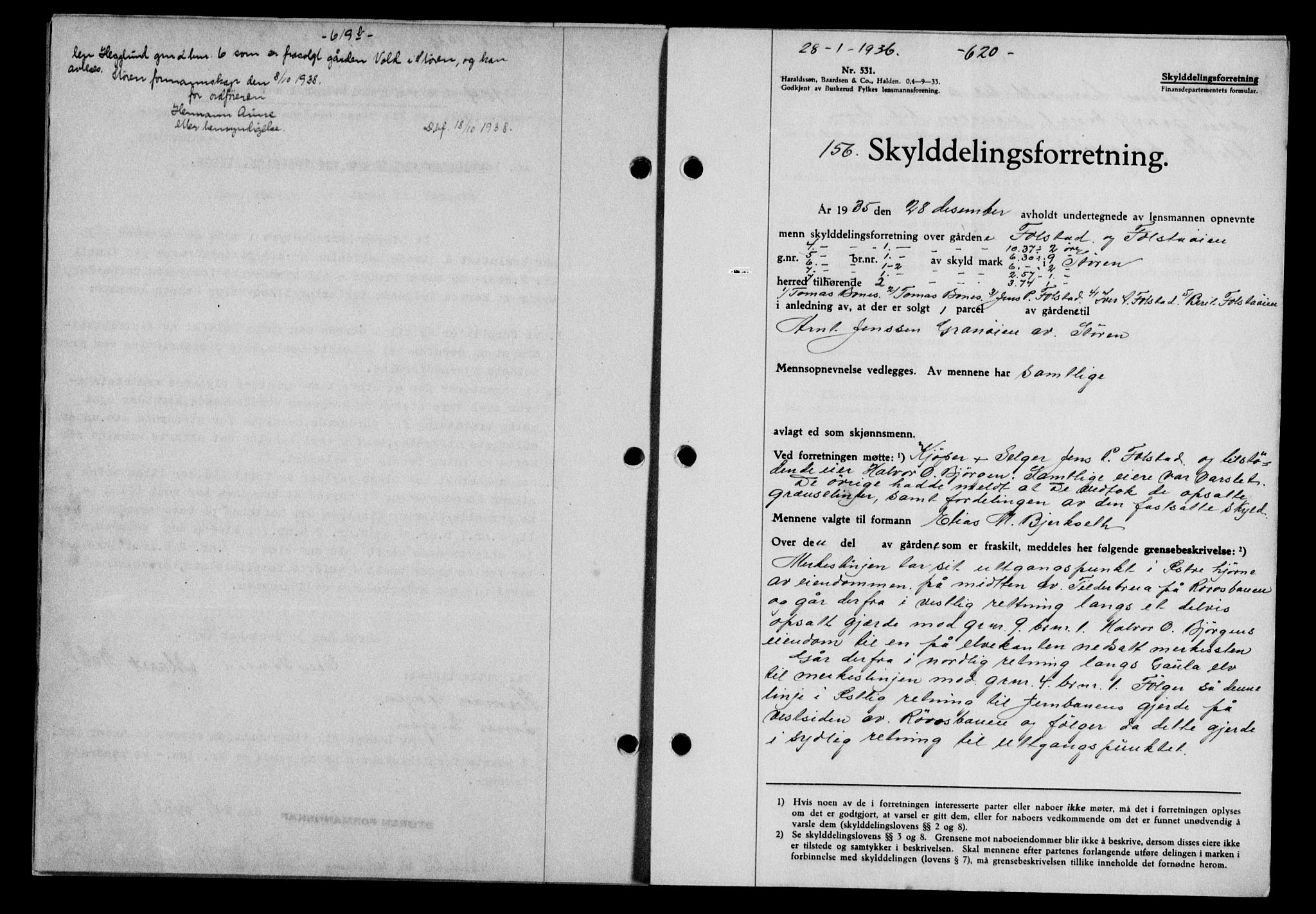 Gauldal sorenskriveri, SAT/A-0014/1/2/2C/L0045: Mortgage book no. 47-49, 1935-1936, Deed date: 28.01.1936